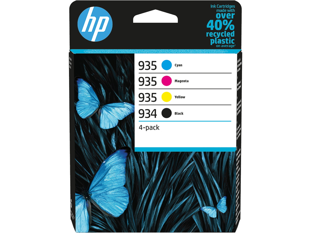 4 HP Druckerpatronen Tinte Nr. 934 BK / Nr. 935 C / M / Y Multipack