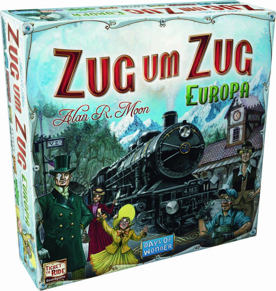 Days of Wonder Familienspiel Strategiespiel Zug um Zug Europa 200098
