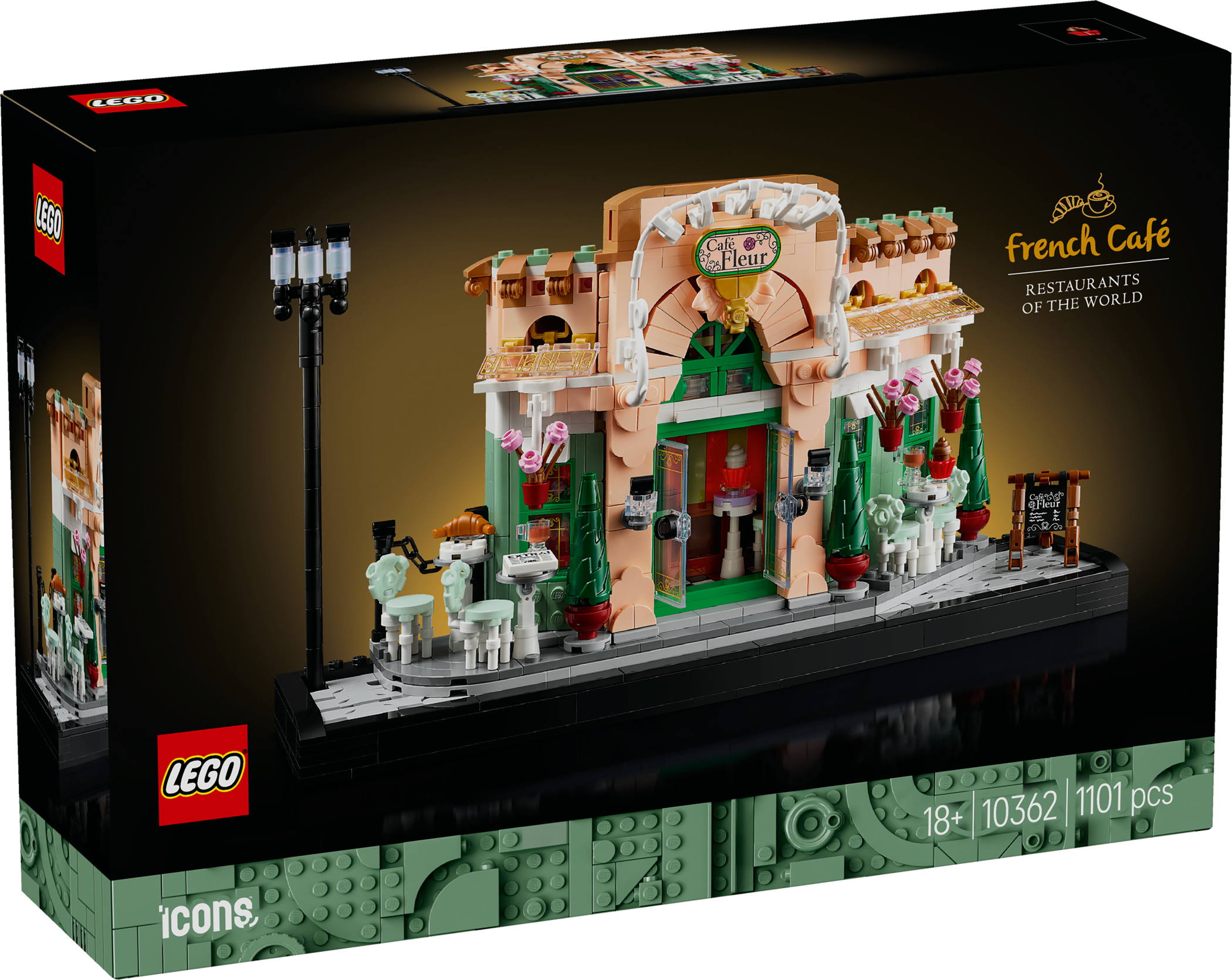 LEGO&reg; Icons Franz�sisches Caf&eacute; 1101 Teile 10362
