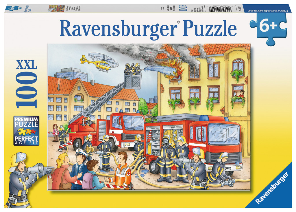 100 Teile Ravensburger Kinder Puzzle XXL Unsere Feuerwehr 10822