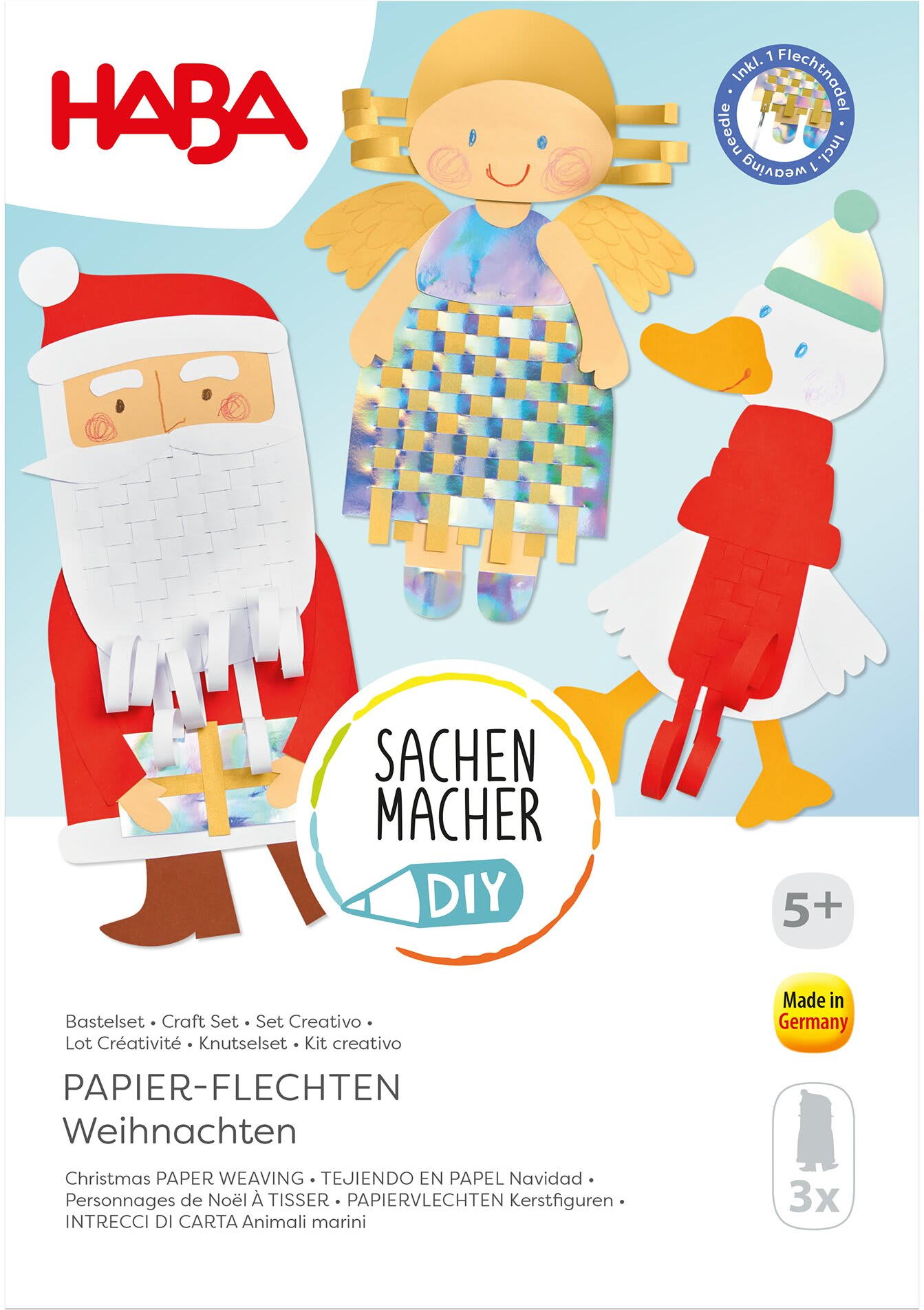 Haba Bastelset Bastelset Papier-Flechten Weihnachten 2013211
