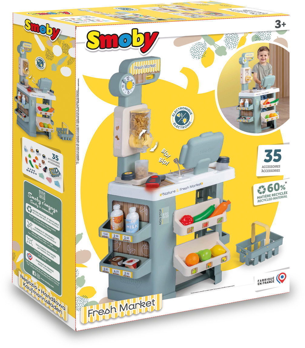 Smoby Spielzeug Rollenspiel Shopping Kaufladen Supermarkt Natur & Fresh Market 7600350244