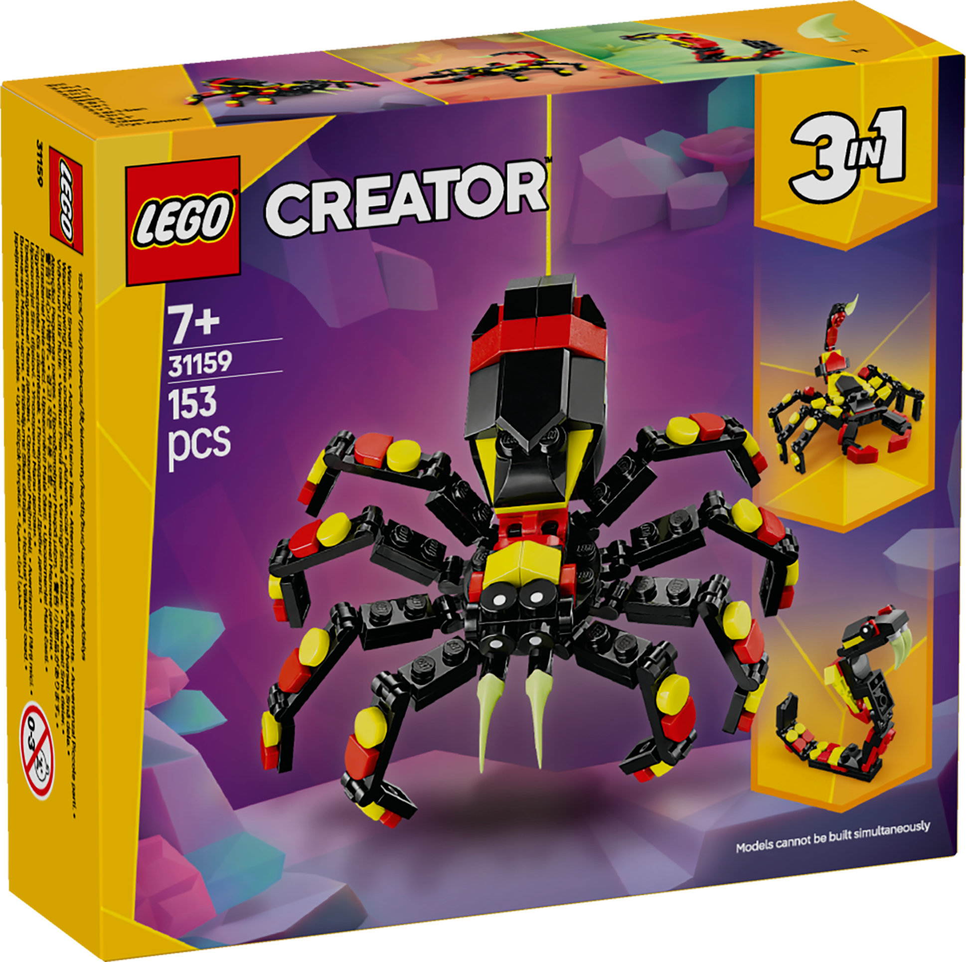 LEGO® Creator Wilde Tiere: Überraschungsspinne 153 Teile 31159