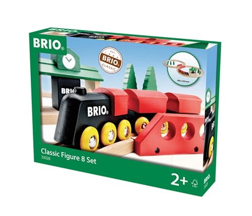 Brio Eisenbahn Classic Set Bahn Acht Set 22 Teile 33028