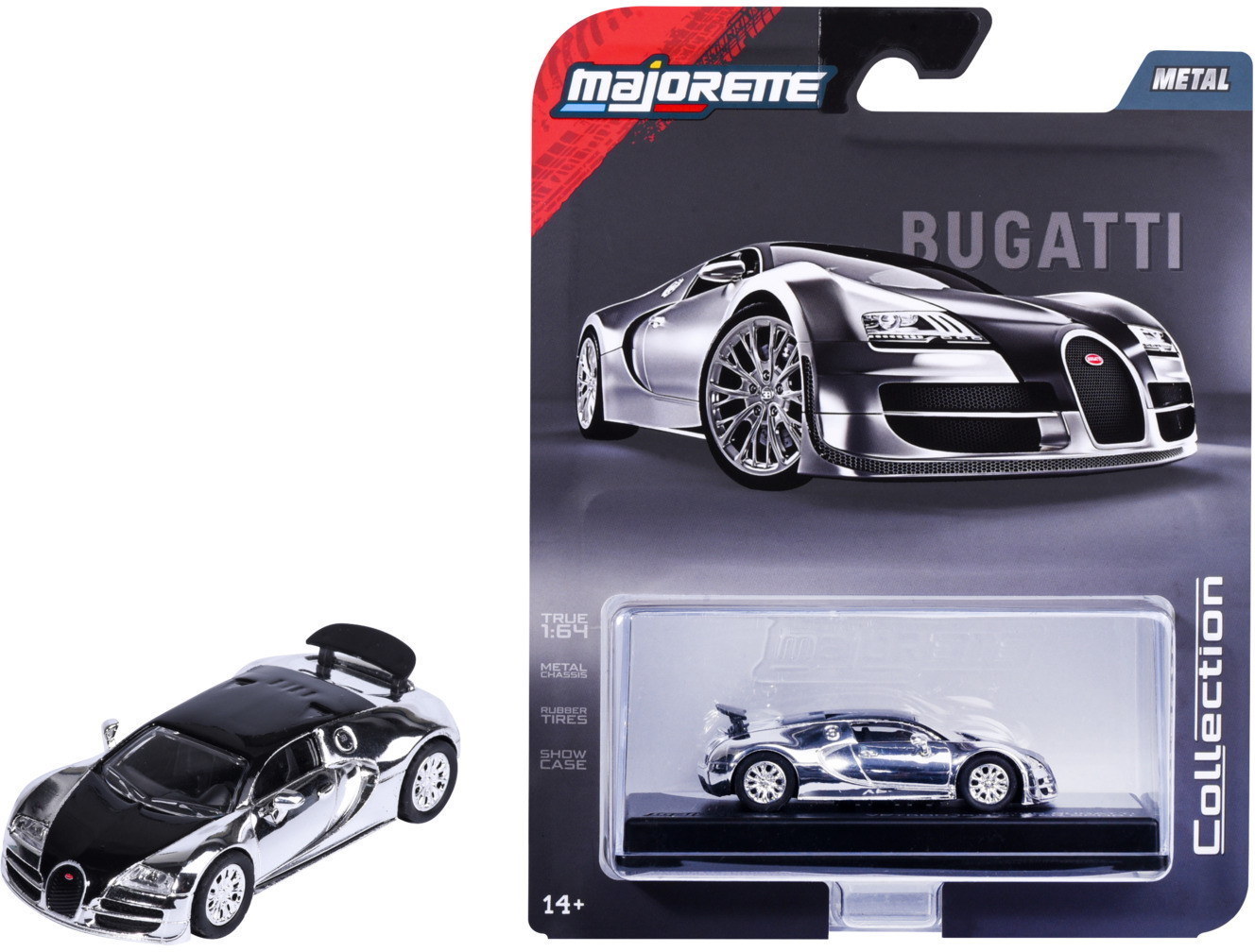 Majorette Modellauto Maßstab: 1:64 Collection 2005 Bugatti Veyron 7,5 cm 8505001030