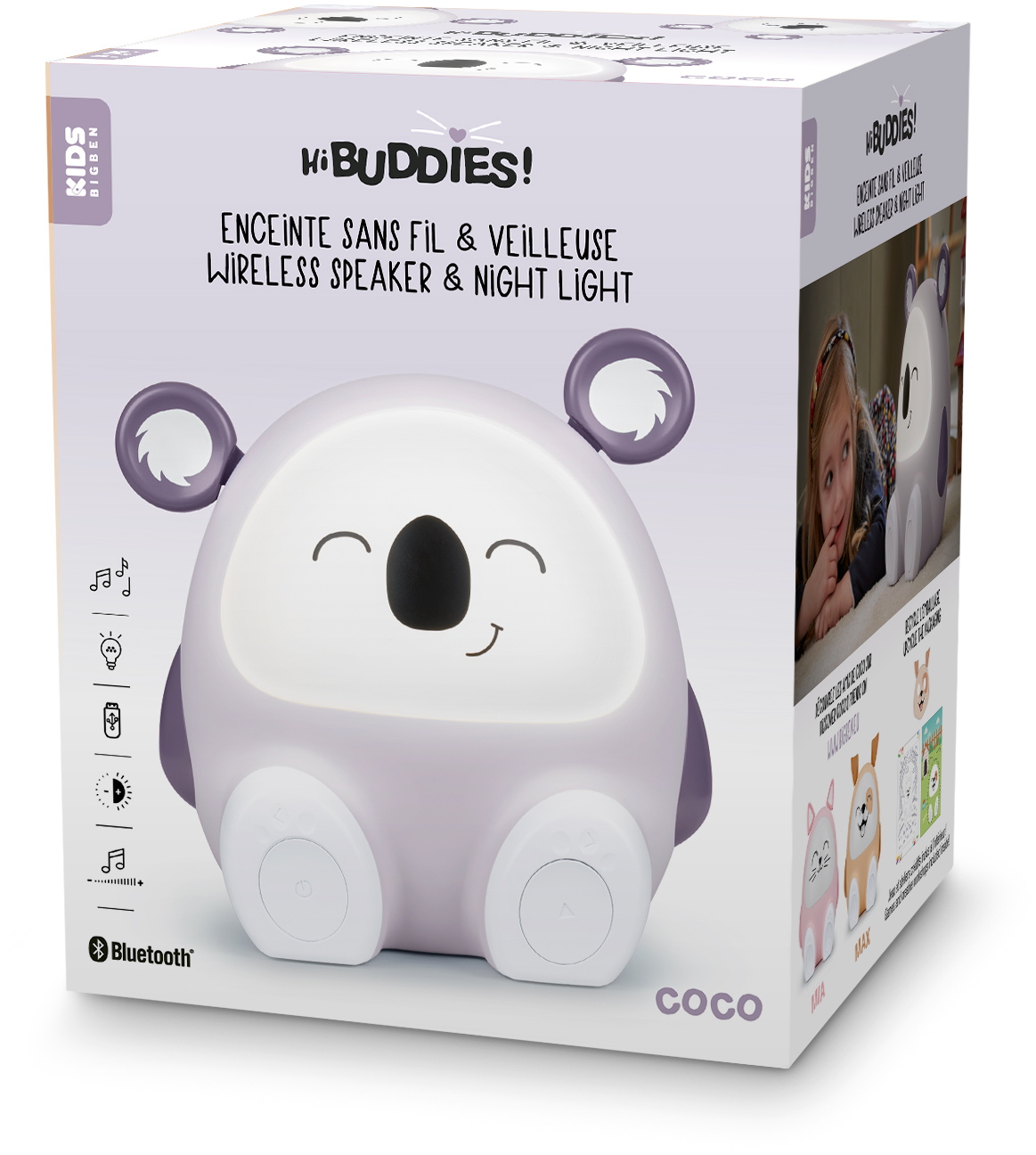 Bigben Bluetooth portabler Lautsprecher Kids Koala AU388718