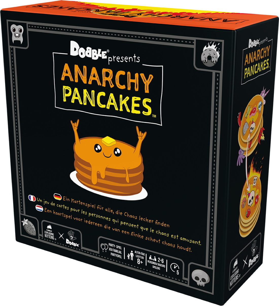Zygomatic Familienspiel Reaktionsspiel Dobble Anarchy Pancakes ZYGD0039