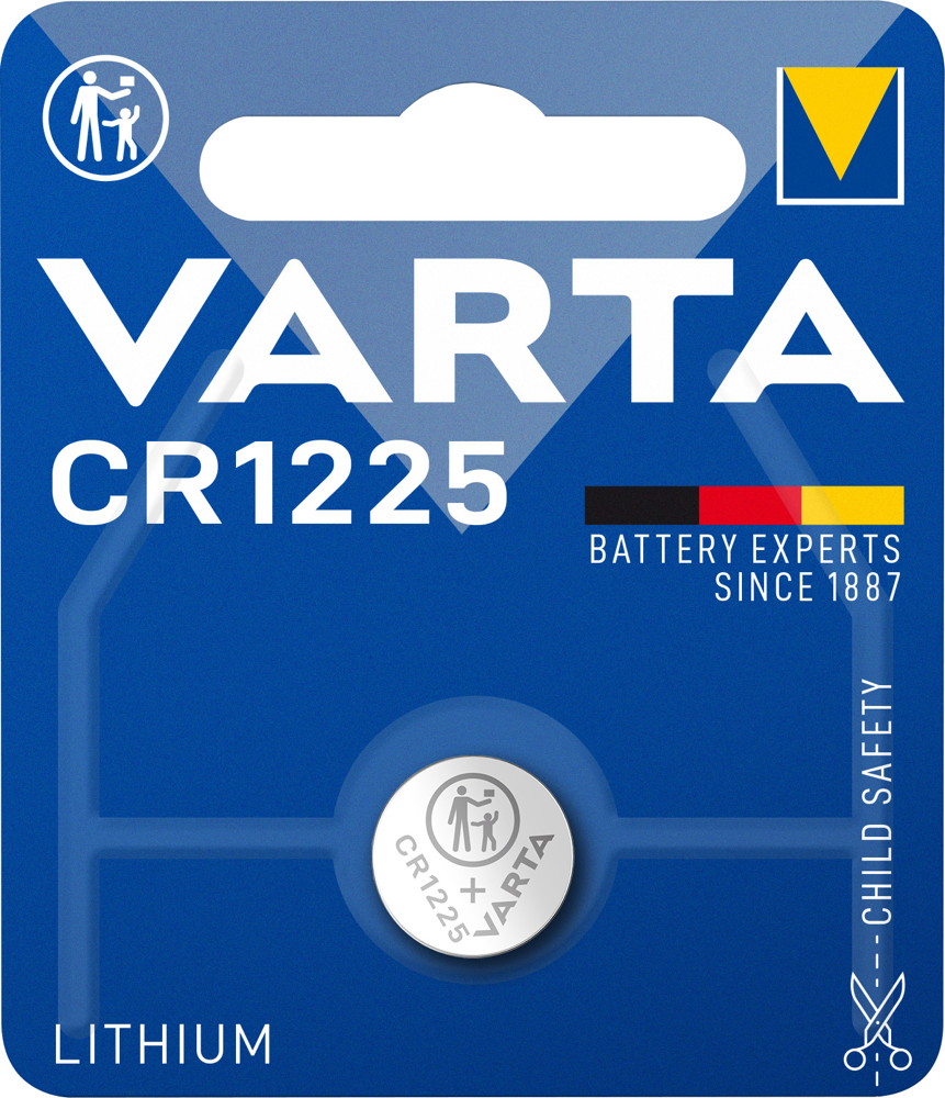 10 Varta 6225 Professional CR 1225 Lithium Knopfzelle Batterien Blister