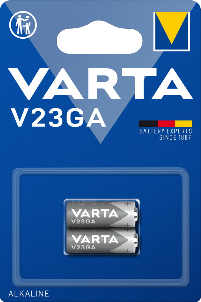 2 Varta 4223 Professional 8LR932 / V23GA Alkaline Knopfzelle Batterien im 2er Blister