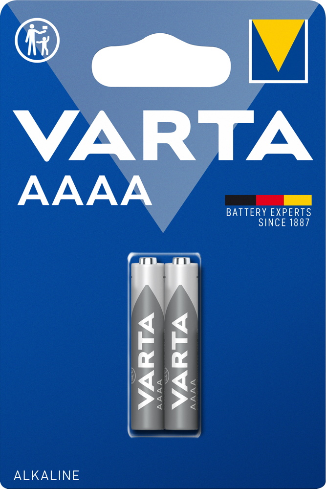 20 Varta 4061 Professional AAAA / LR61 Alkaline Batterien im 2er Blister