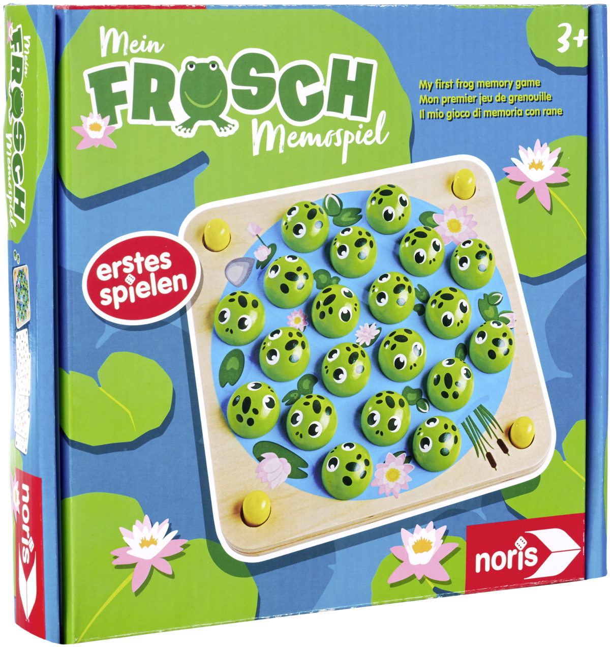 Noris Kinderspiel Legekartenspiel Mein Frosch Memospiel 606012168