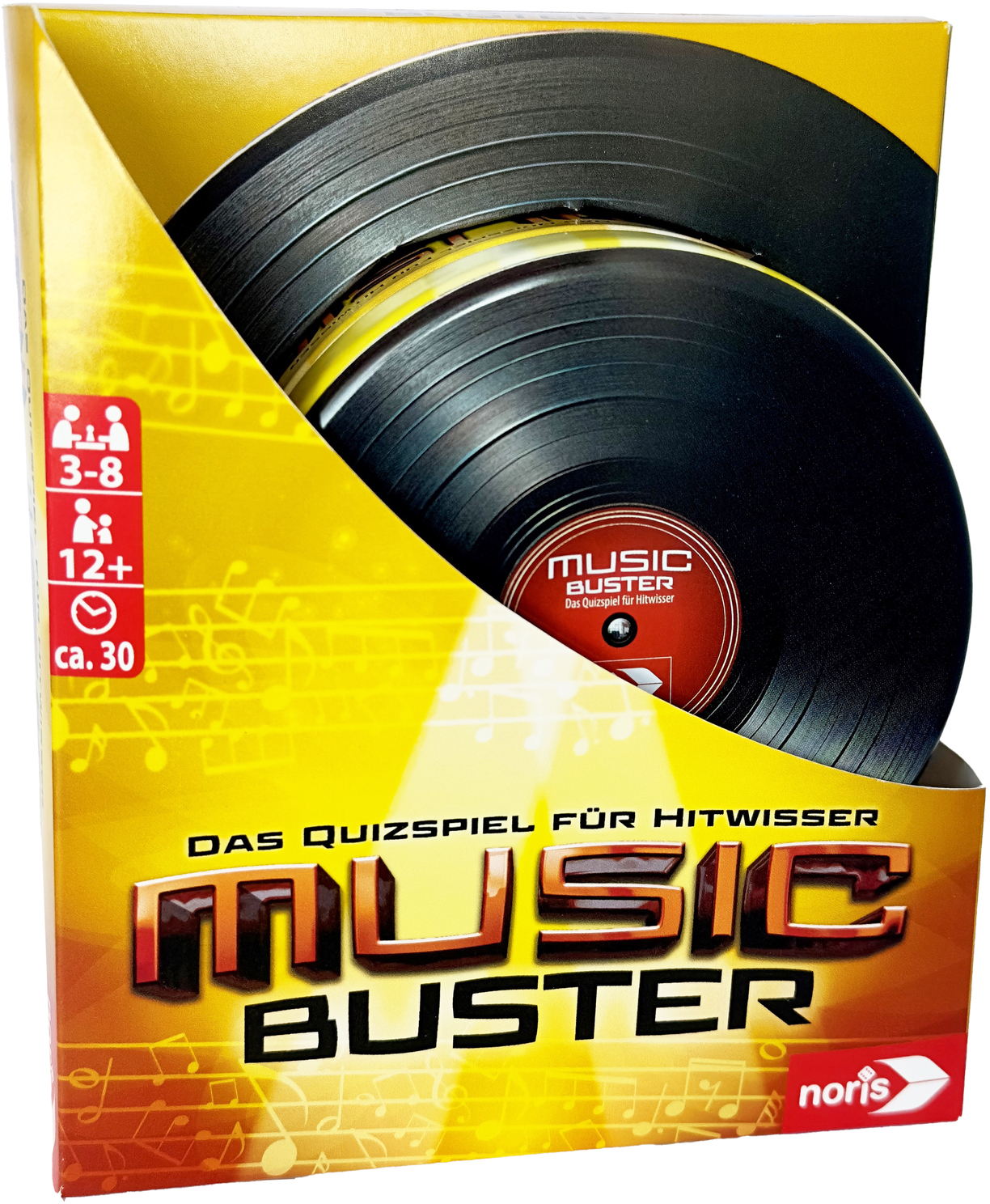 Noris Kartenspiel Partyspiel Music Buster Musikwissen Quizspiel 606062067