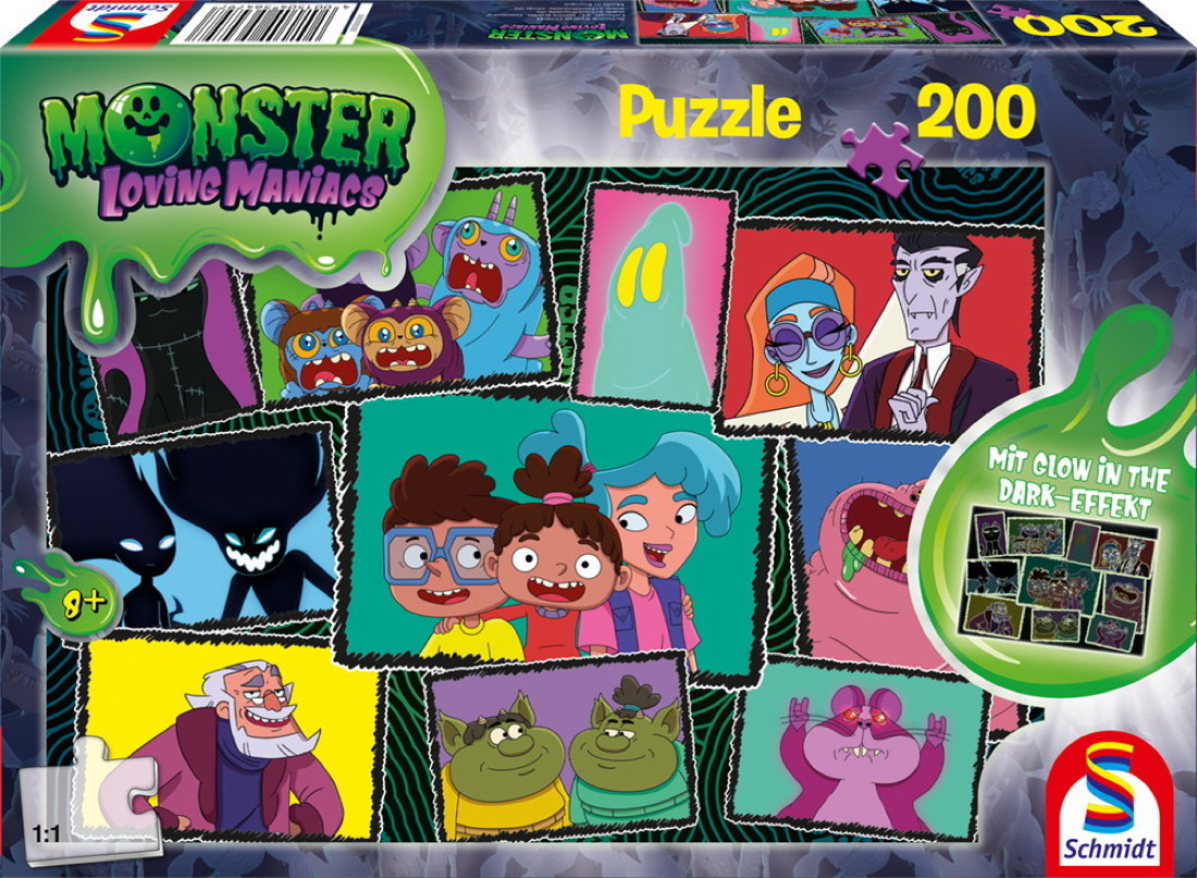 200 Teile Schmidt Spiele Kinder Puzzle Monster Loving Maniacs Bildergalerie 56479