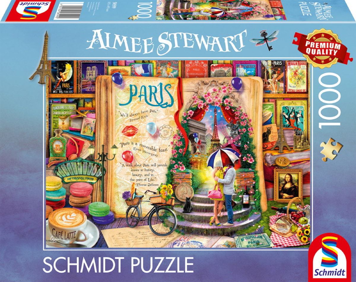 1000 Teile Schmidt Spiele Puzzle Aimee Stewart SOUVENIR Erinnerungen an Paris 58599