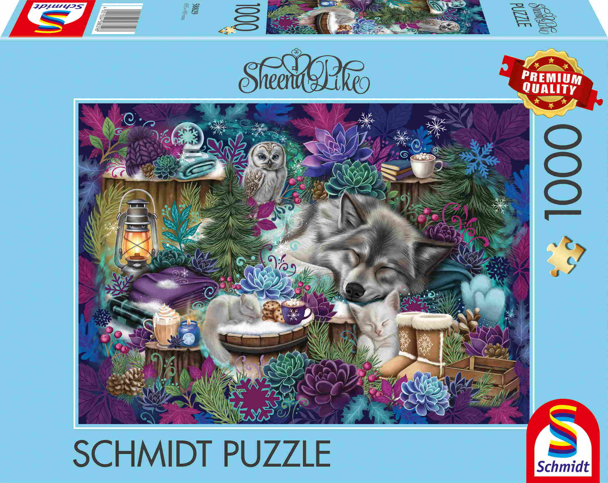 1000 Teile Schmidt Spiele Puzzle Sheena Pike Wintertraum 58829