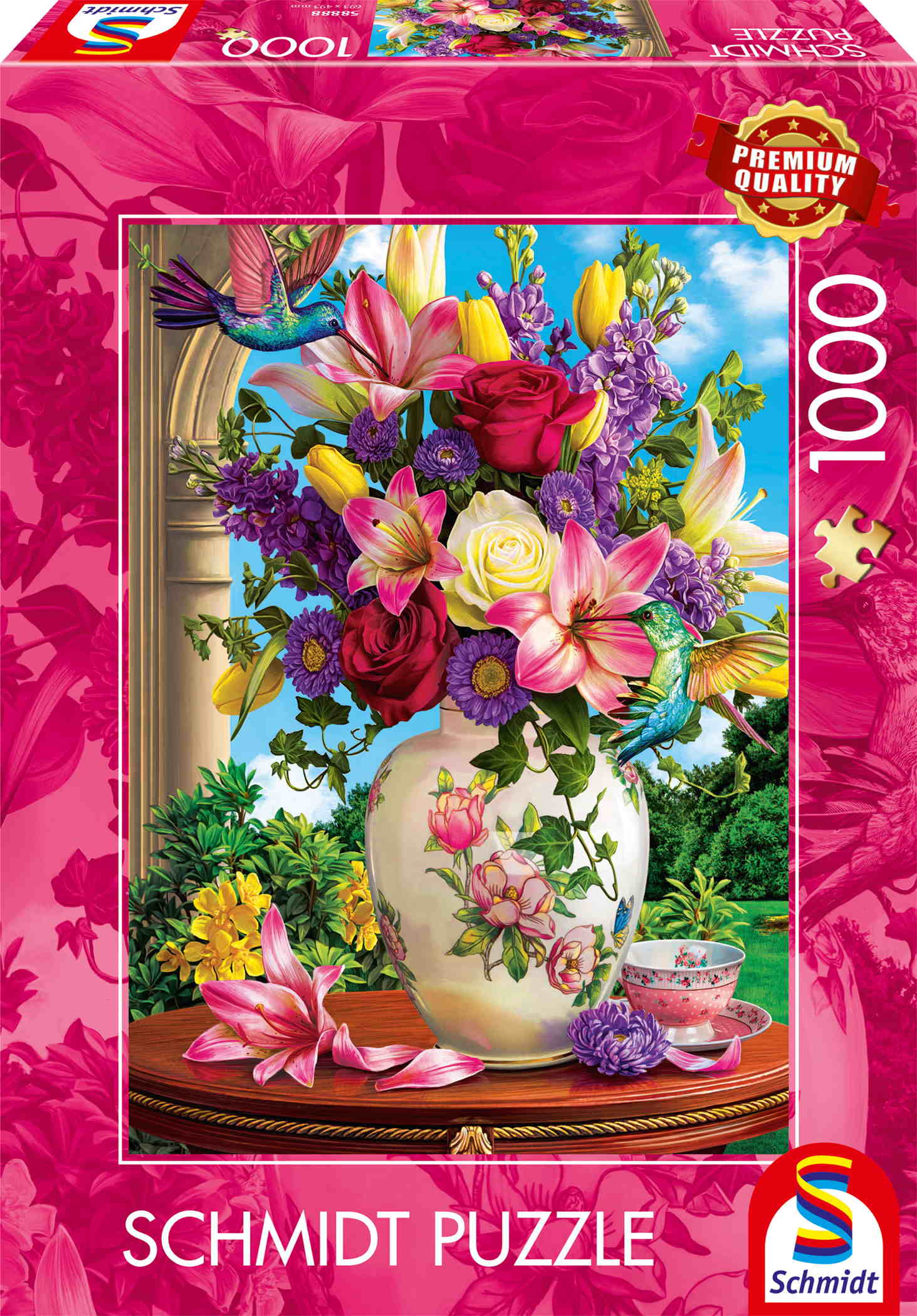 1000 Teile Schmidt Spiele Puzzle Blumenbouquet 58888