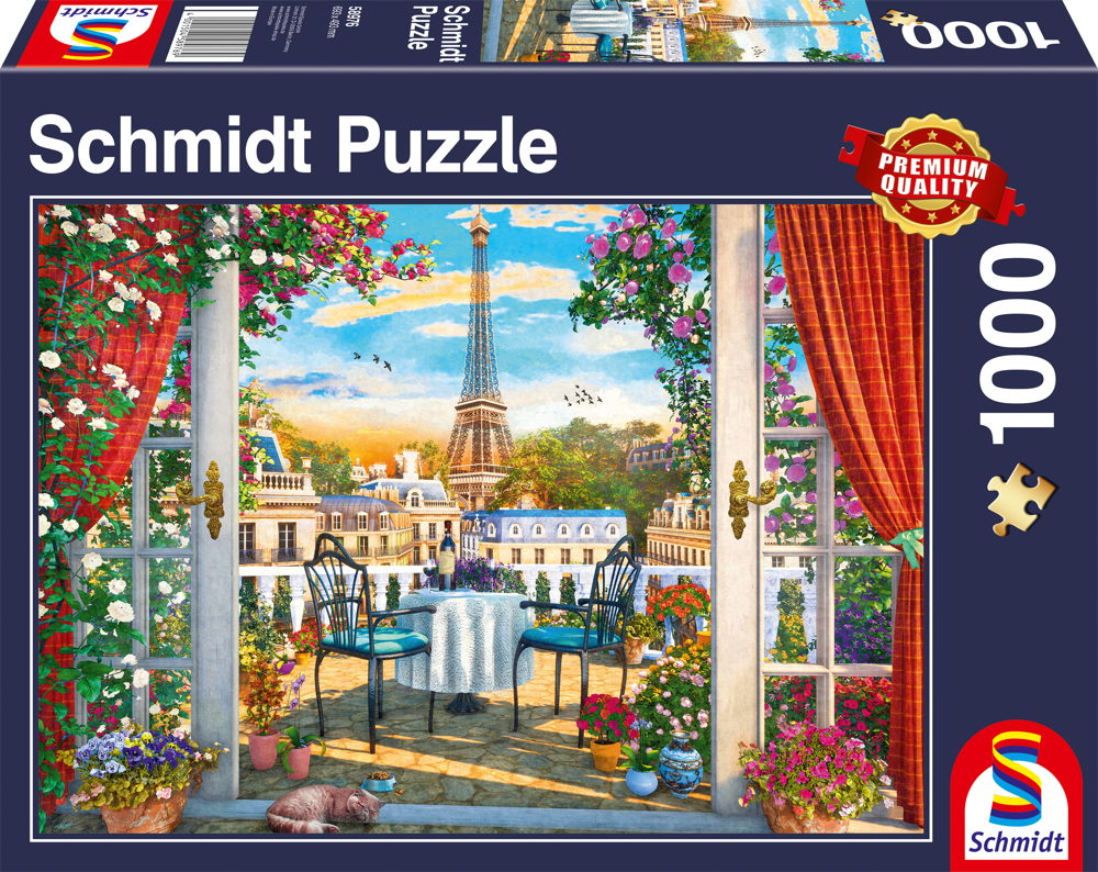1000 Teile Schmidt Spiele Puzzle Terrasse in Paris 58976