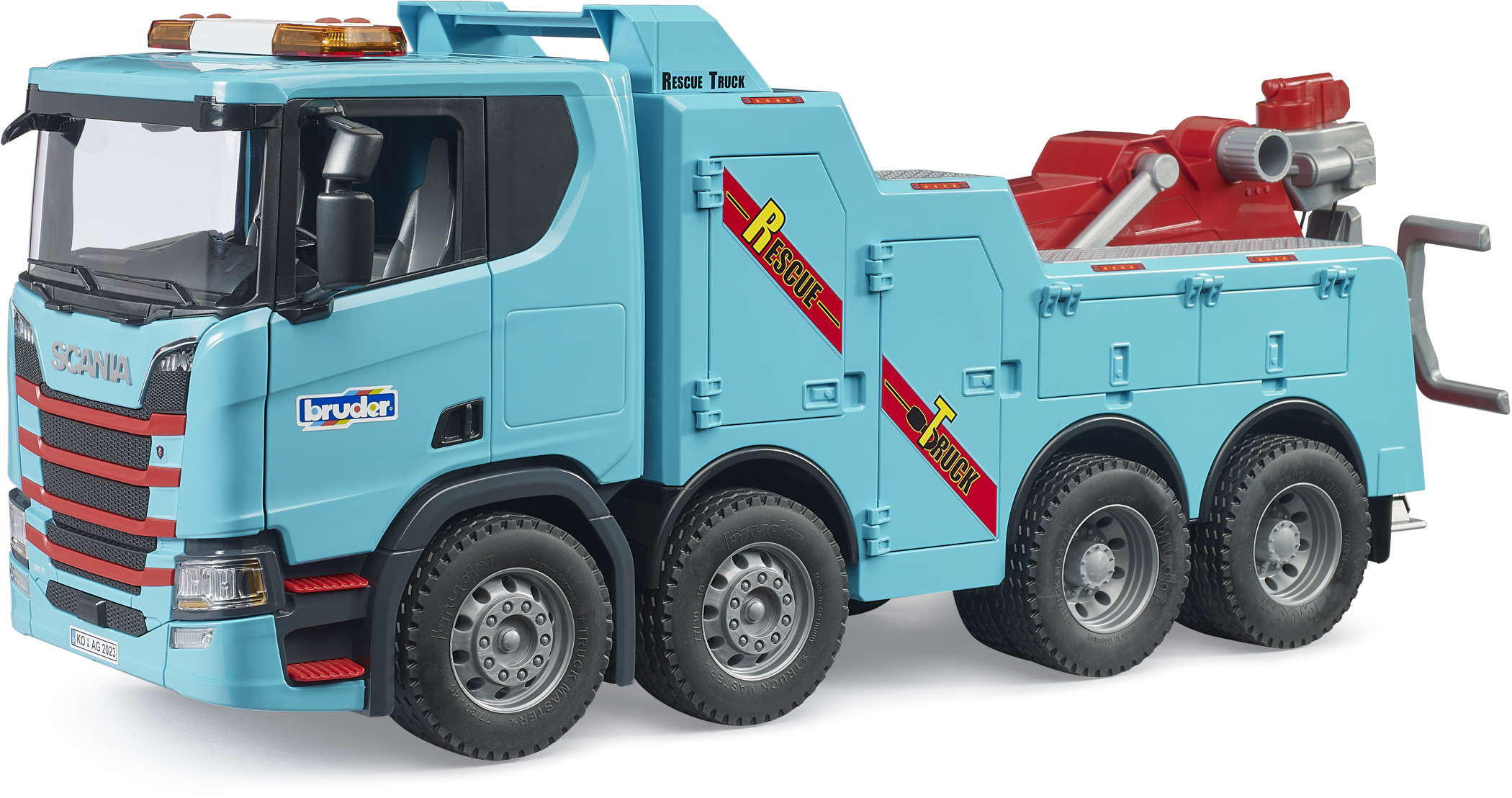 Bruder Spielfahrzeug Service-Fahrzeuge Scania Super 560R Berge- und Abschlepp LKW L+S Modul 03553