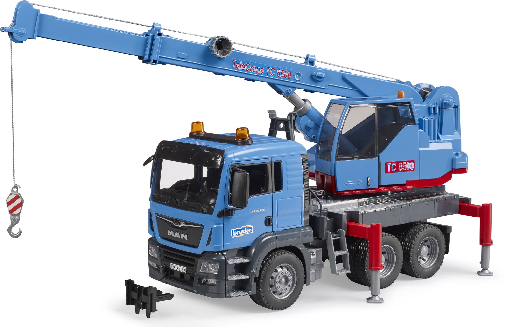 Bruder Spielfahrzeug Baustelle LKW MAN TGS Kran-LKW 03771