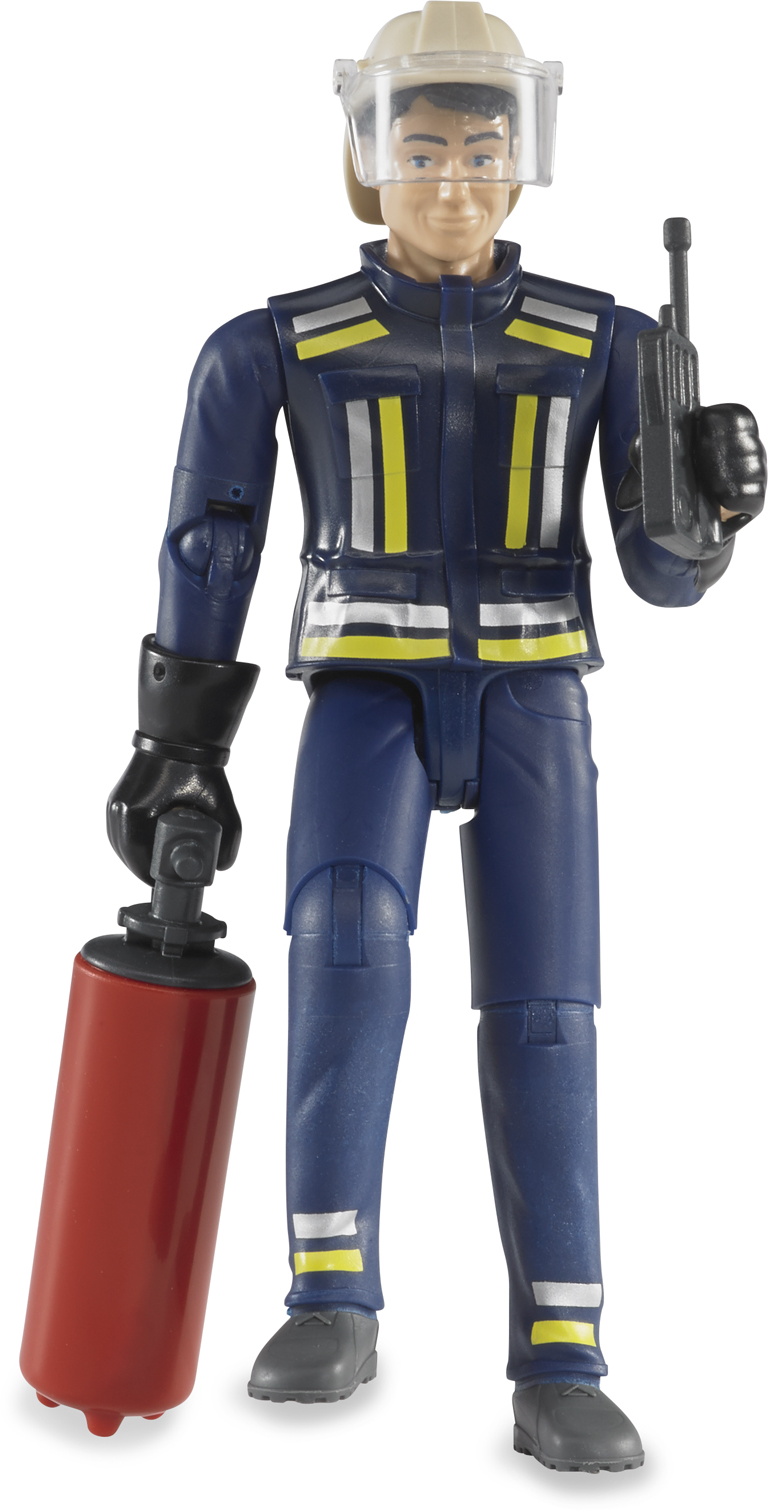 Bruder Spielfigur Einsatzfahrzeuge bworld Feuerwehrmann mit Zubeh�r 60100