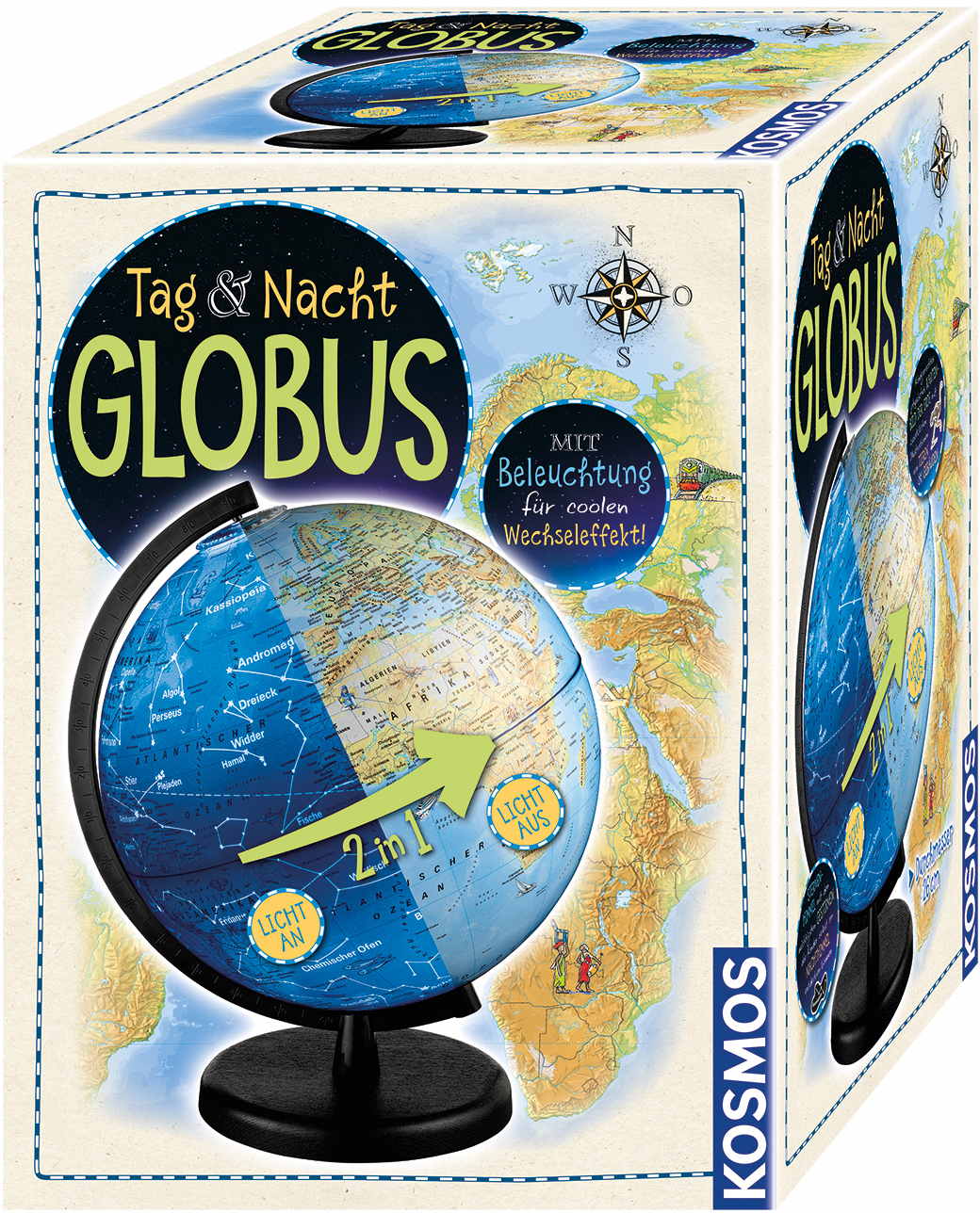 Kosmos Experimentieren Geografie & Universum Tag & Nacht Globus 673017