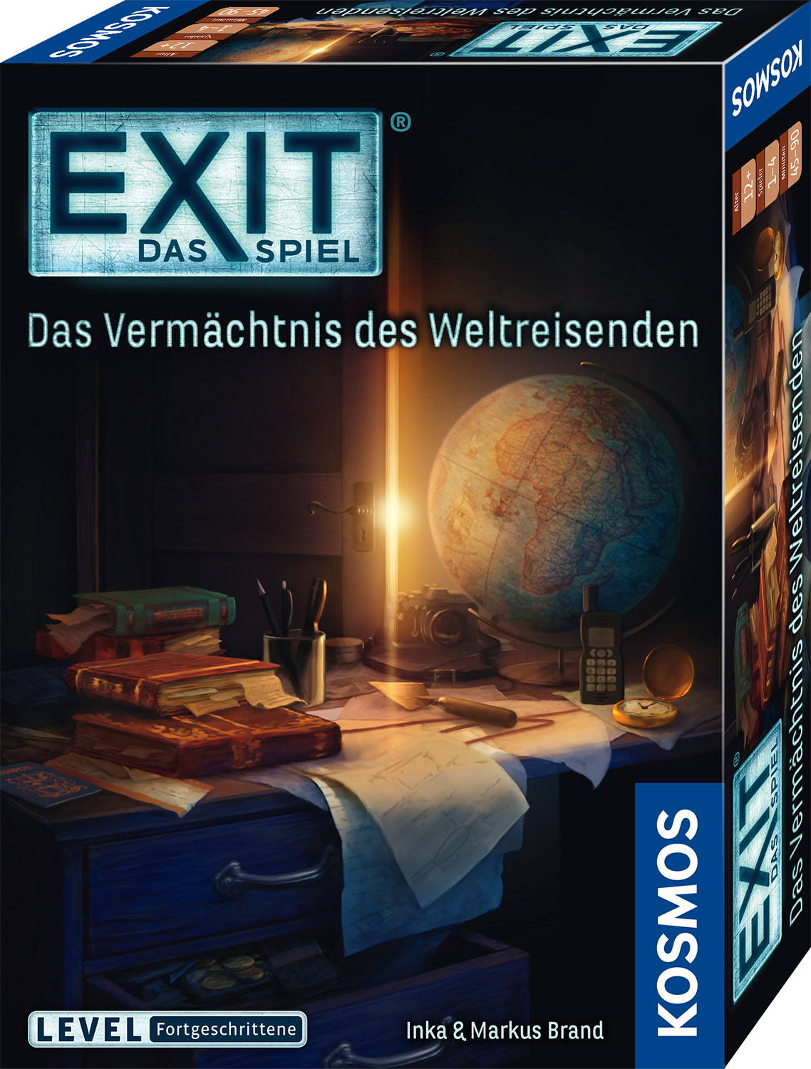Kosmos Familienspiel Escape EXIT&reg; Das Verm�chtnis des Weltreisenden Level Fortgeschritten 682828