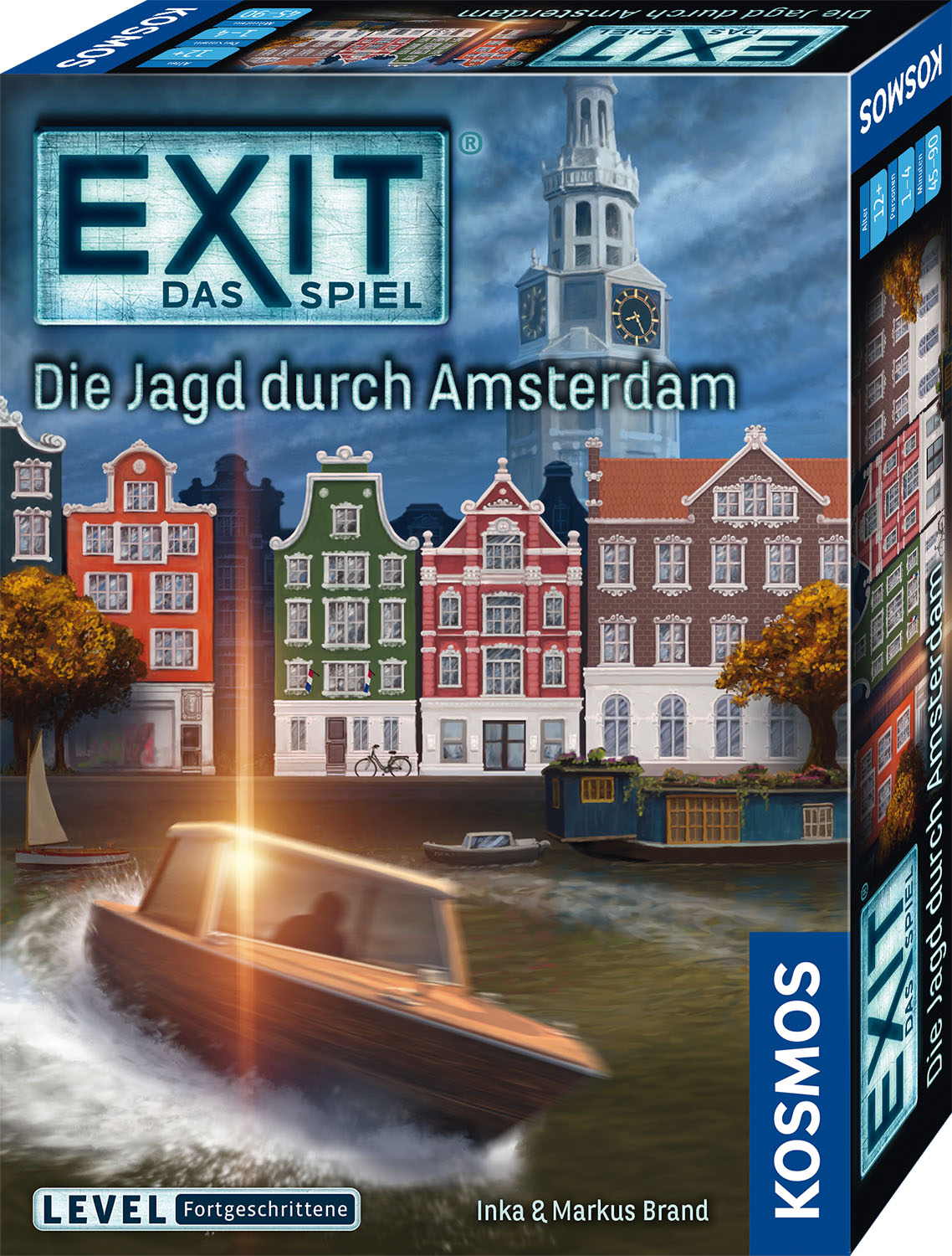 Kosmos Familienspiel Escape EXIT® Die Jagd durch Amsterdam Level Fortgeschritten 683696