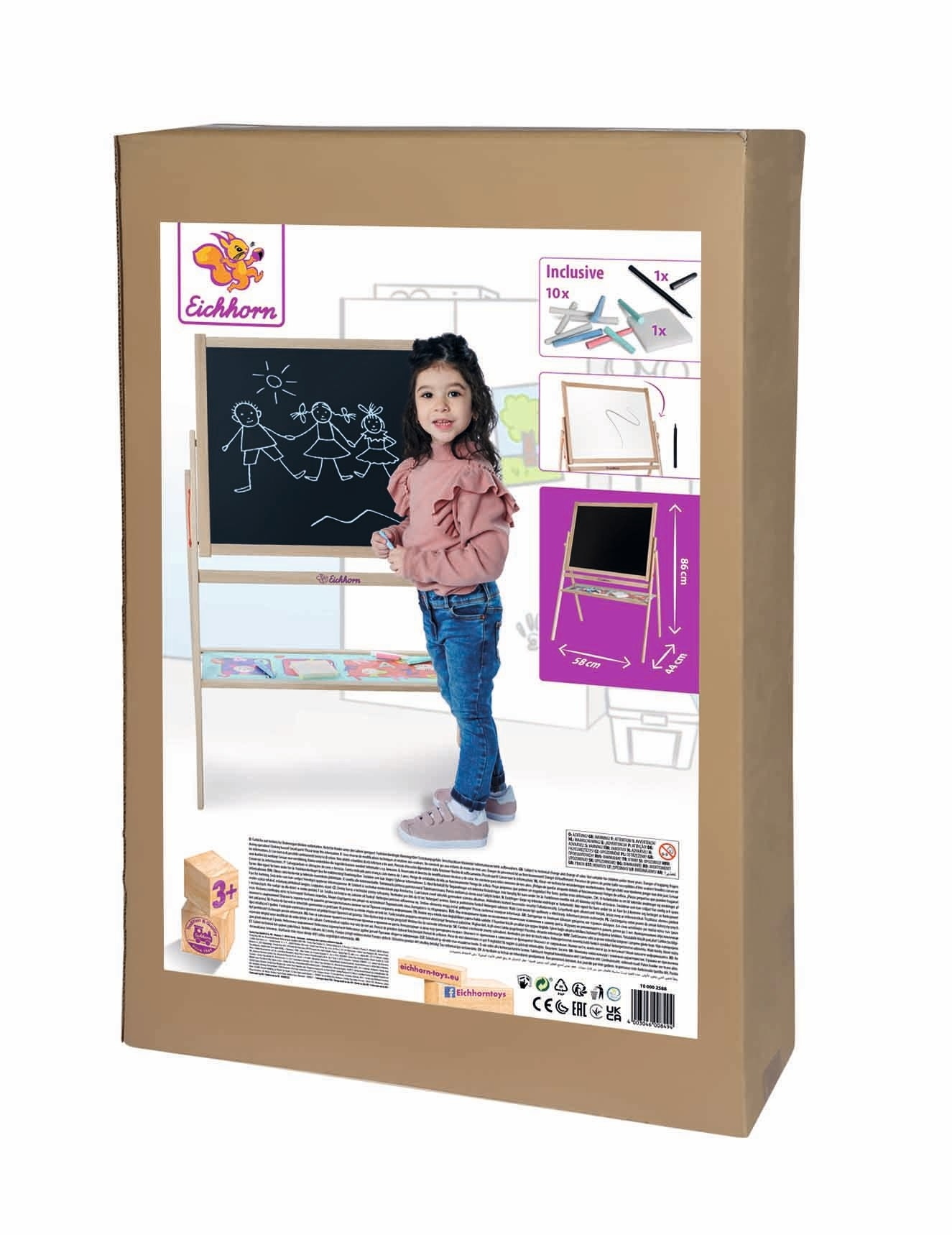 Eichhorn Spielzeug Spielwelt Tafel Standtafel doppelseitig 100002588