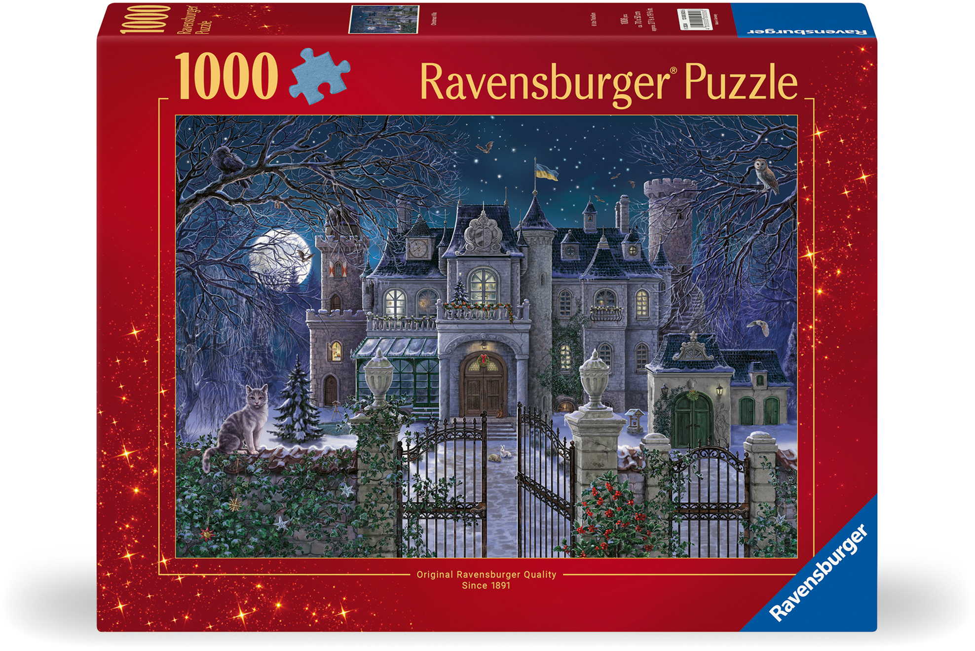 1000 Teile Ravensburger Puzzle Die Weihnachtsvilla 12000505
