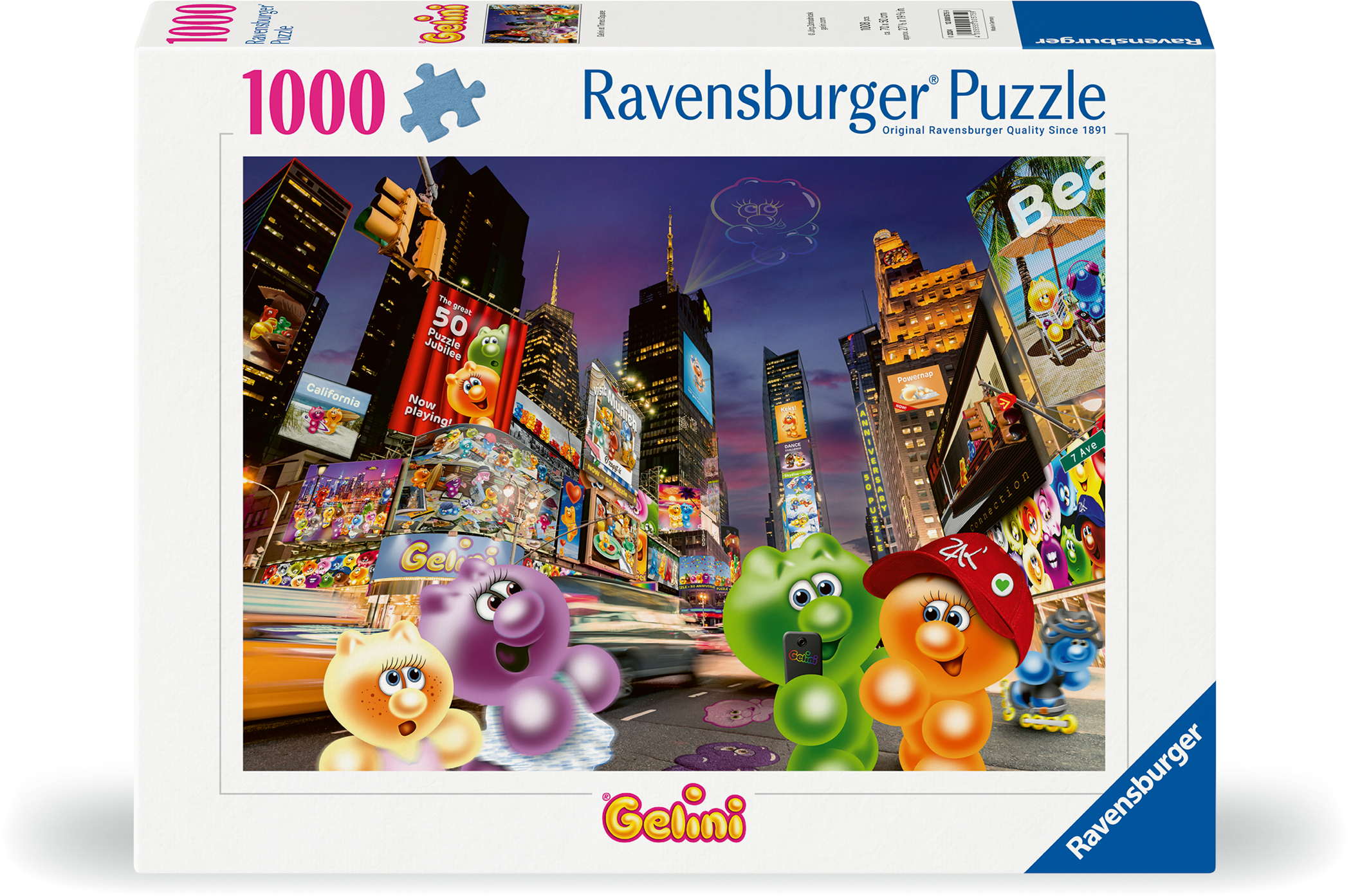 1000 Teile Ravensburger Puzzle Gelini am Time Square 12000575