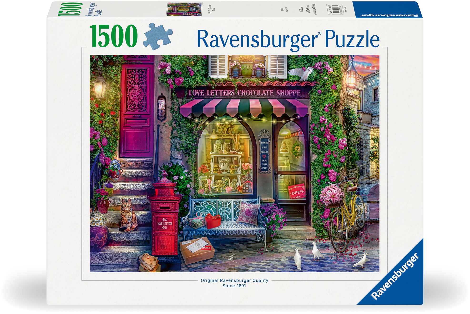 1500 Teile Ravensburger Puzzle Liebesbriefe und Schokolade 12000737