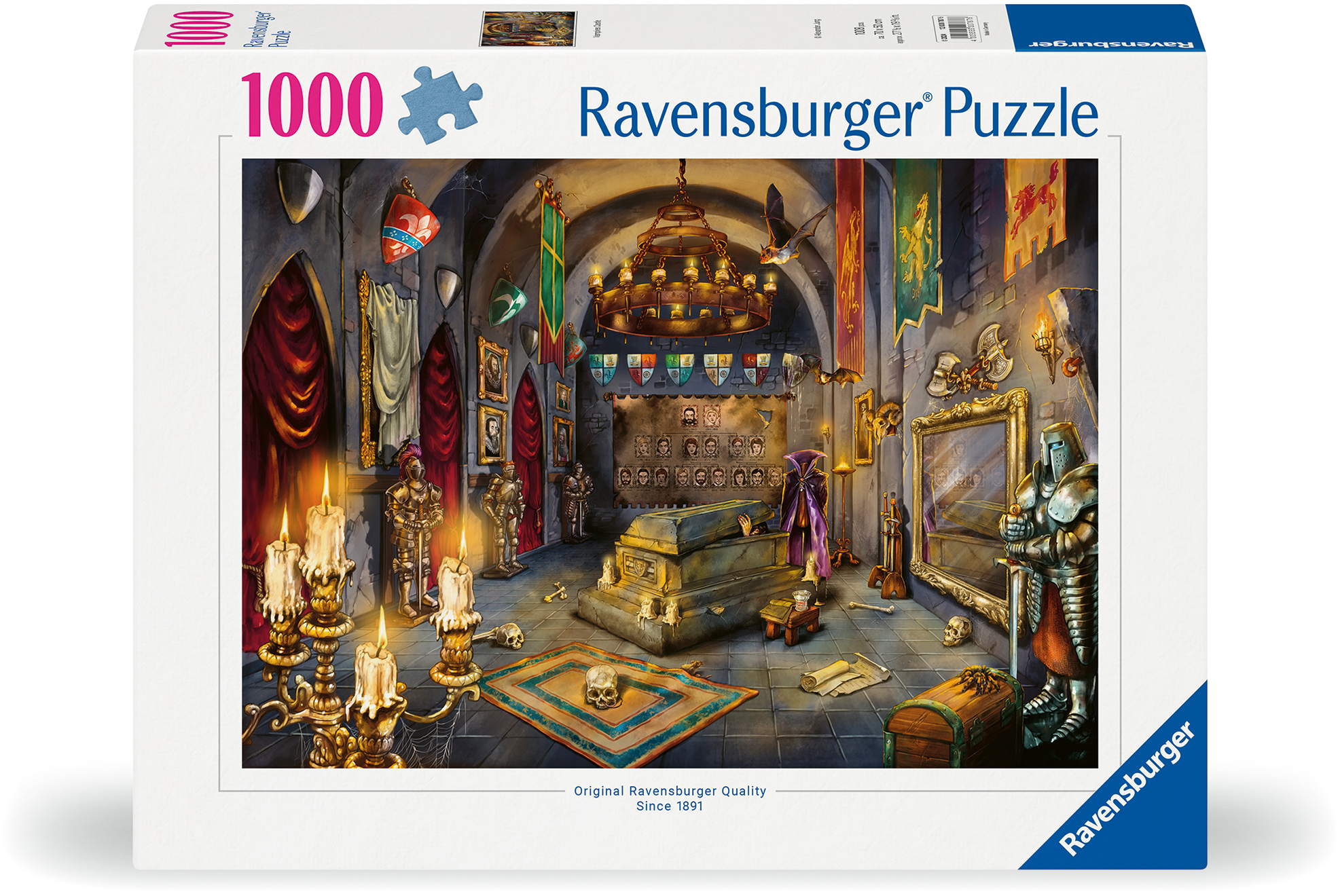 1000 Teile Ravensburger Puzzle Das Schloss des Vampirs 12000787