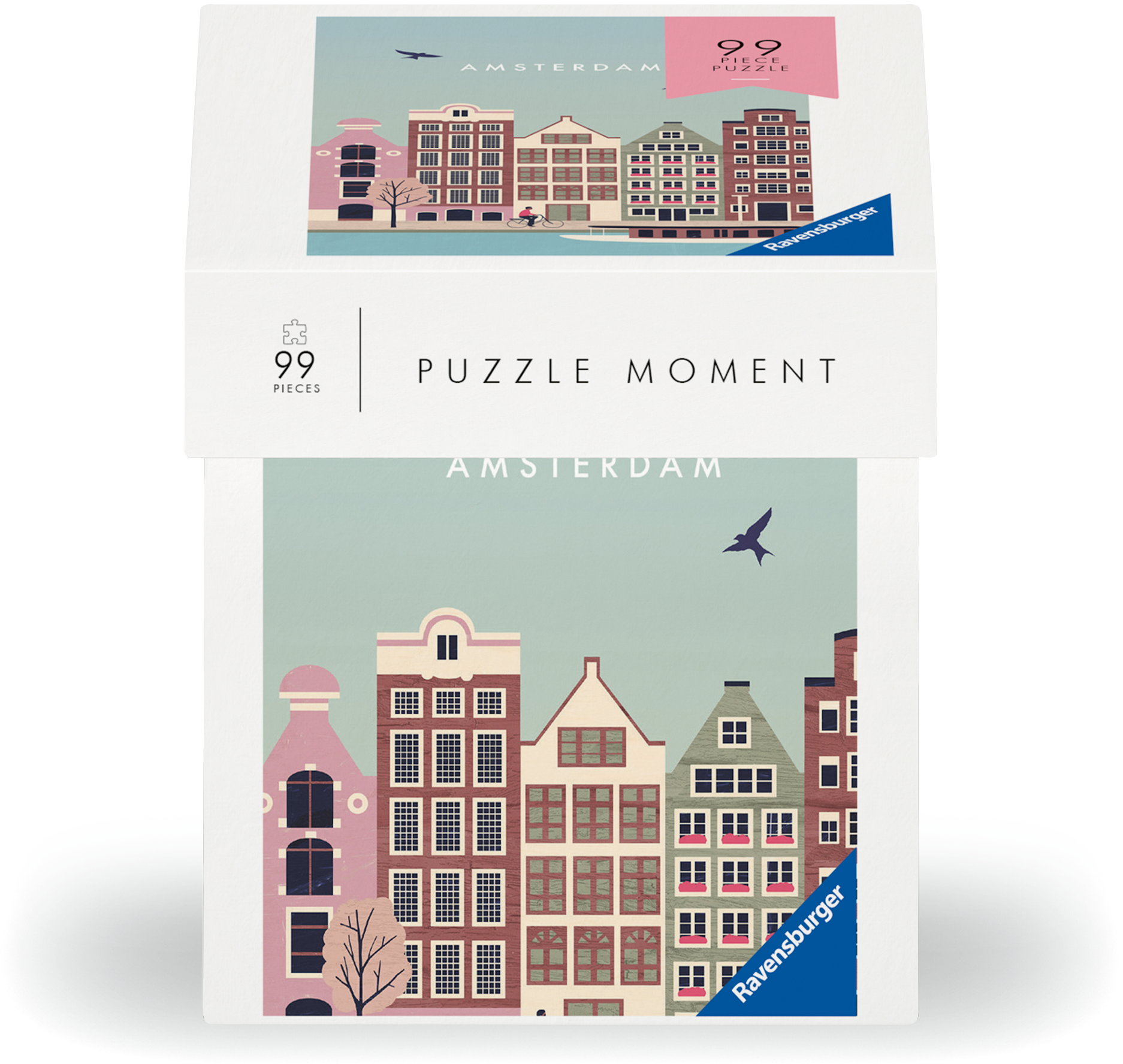 99 Teile Ravensburger Puzzle Amsterdam 12001377
