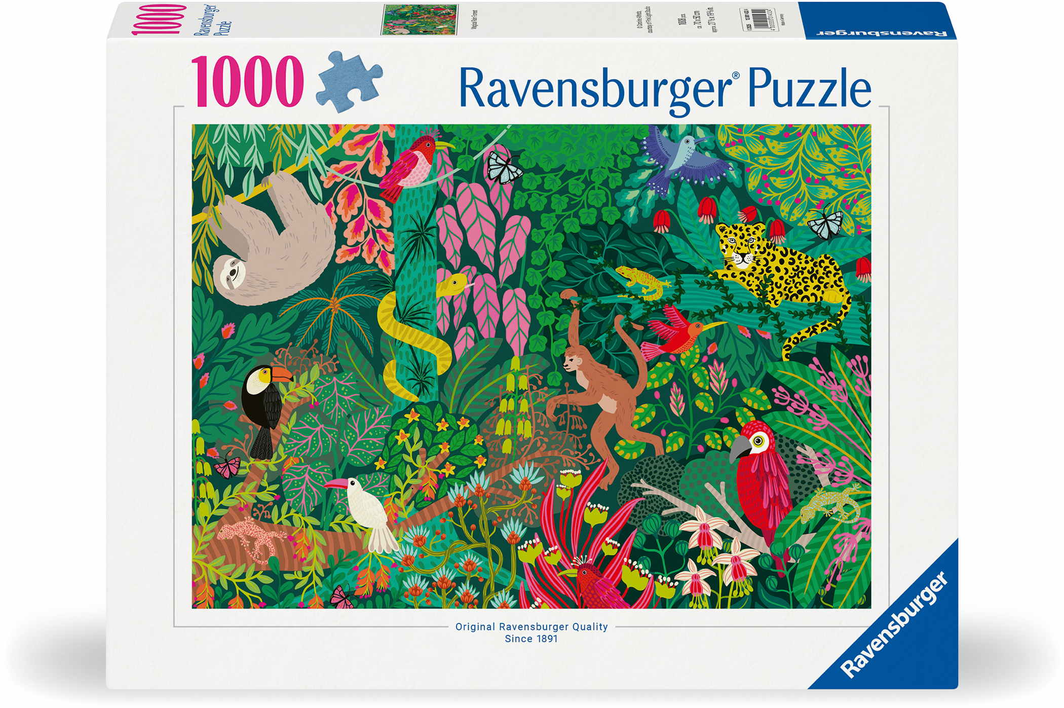 1000 Teile Ravensburger Puzzle Magical Rain Forrest 12001432