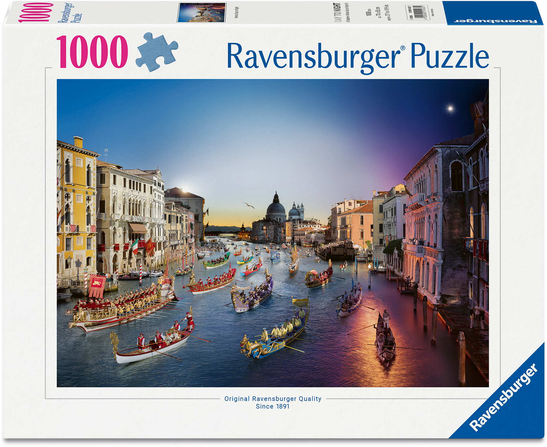 1000 Teile Ravensburger Puzzle Venedig von Tag zu Nacht 12001433