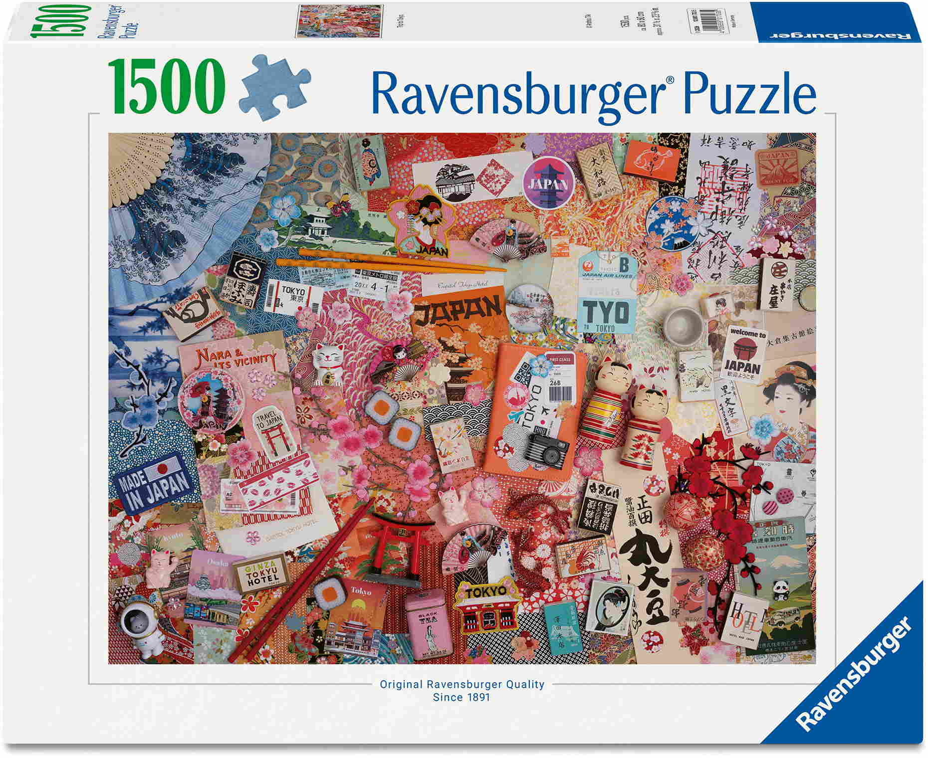 1500 Teile Ravensburger Puzzle Reise nach Tokio 12001703