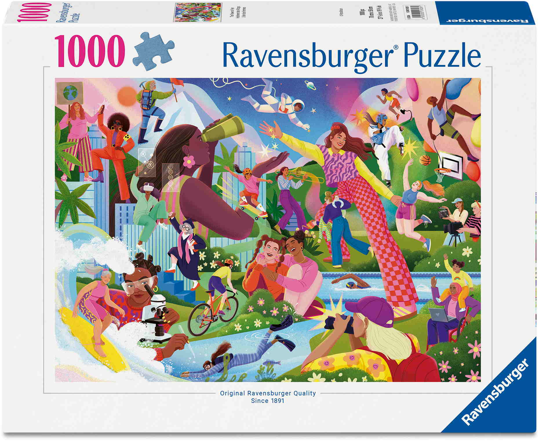 1000 Teile Ravensburger Puzzle Heldinnen des Alltags 12001826