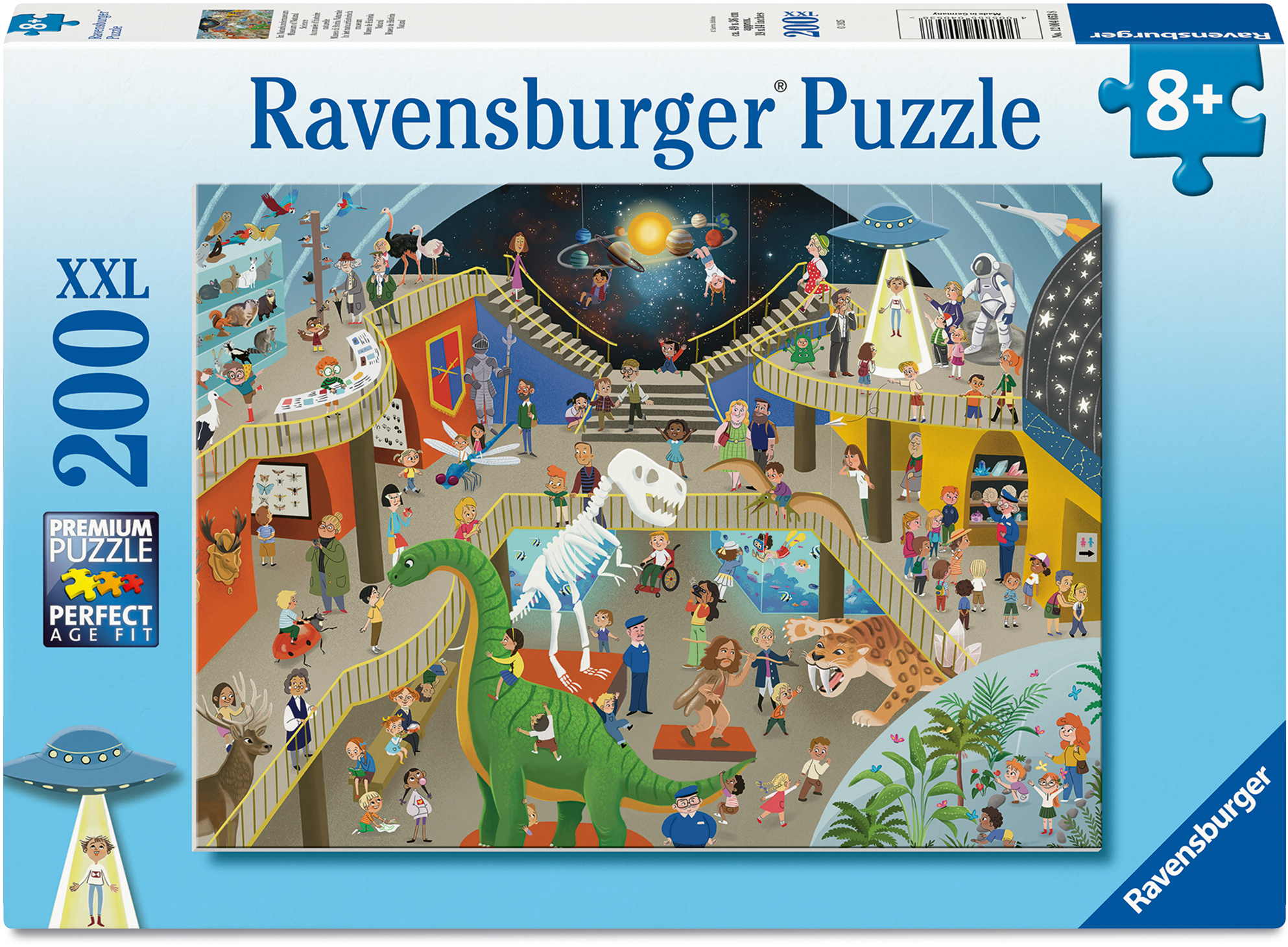 200 Teile Ravensburger Kinder Puzzle XXL Im Naturkundemuseum 12004053