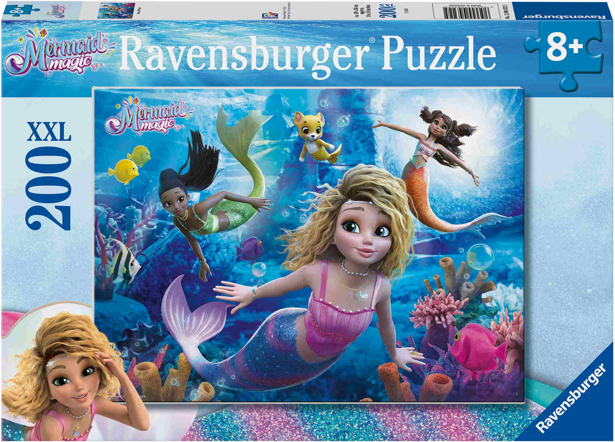 200 Teile Ravensburger Kinder Puzzle XXL Meerjungfrauen Magie 12004322
