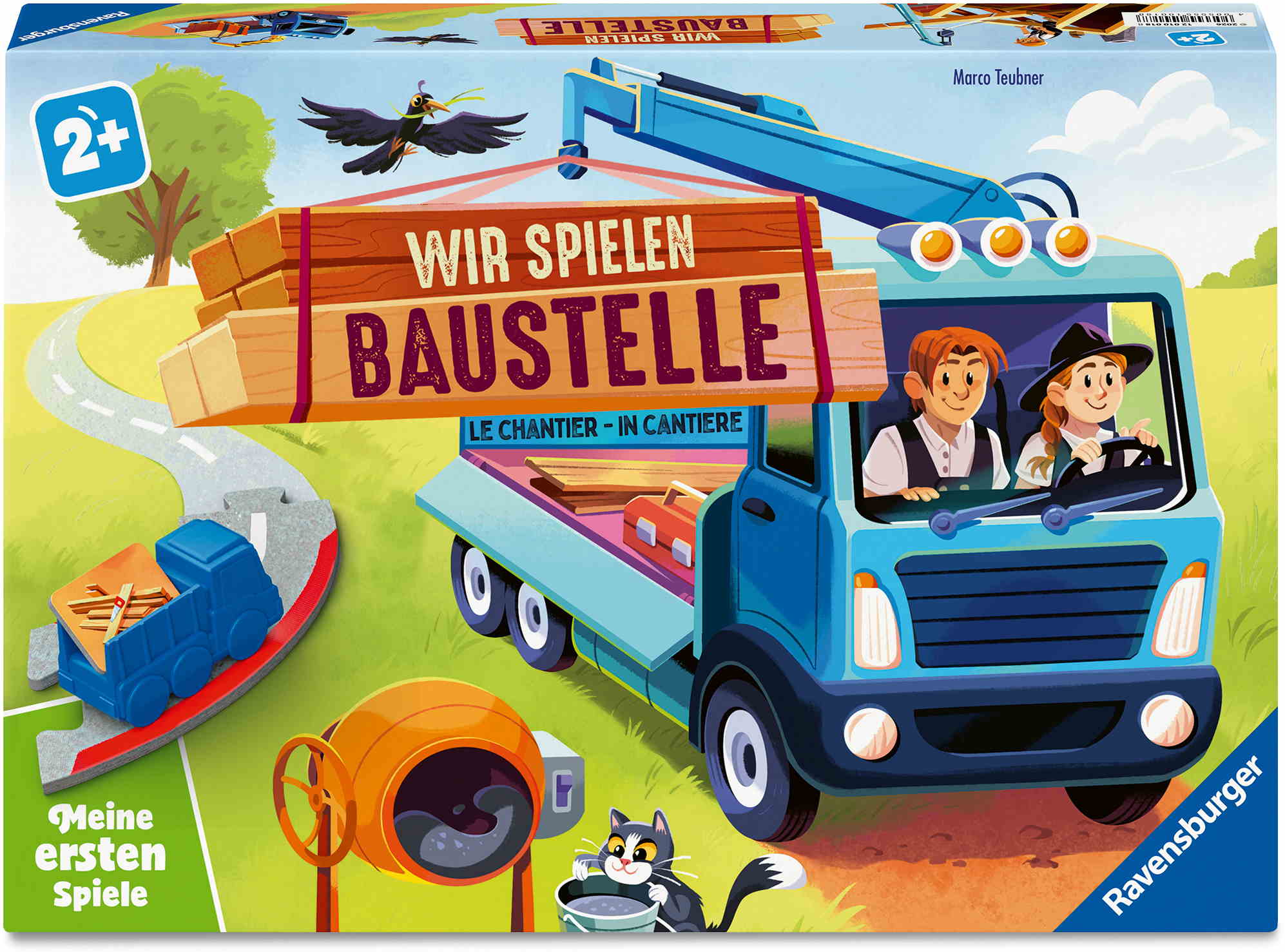 Ravensburger Kinderspiel Meine ersten Spiele Legespiel Wir spielen Baustelle 12010018