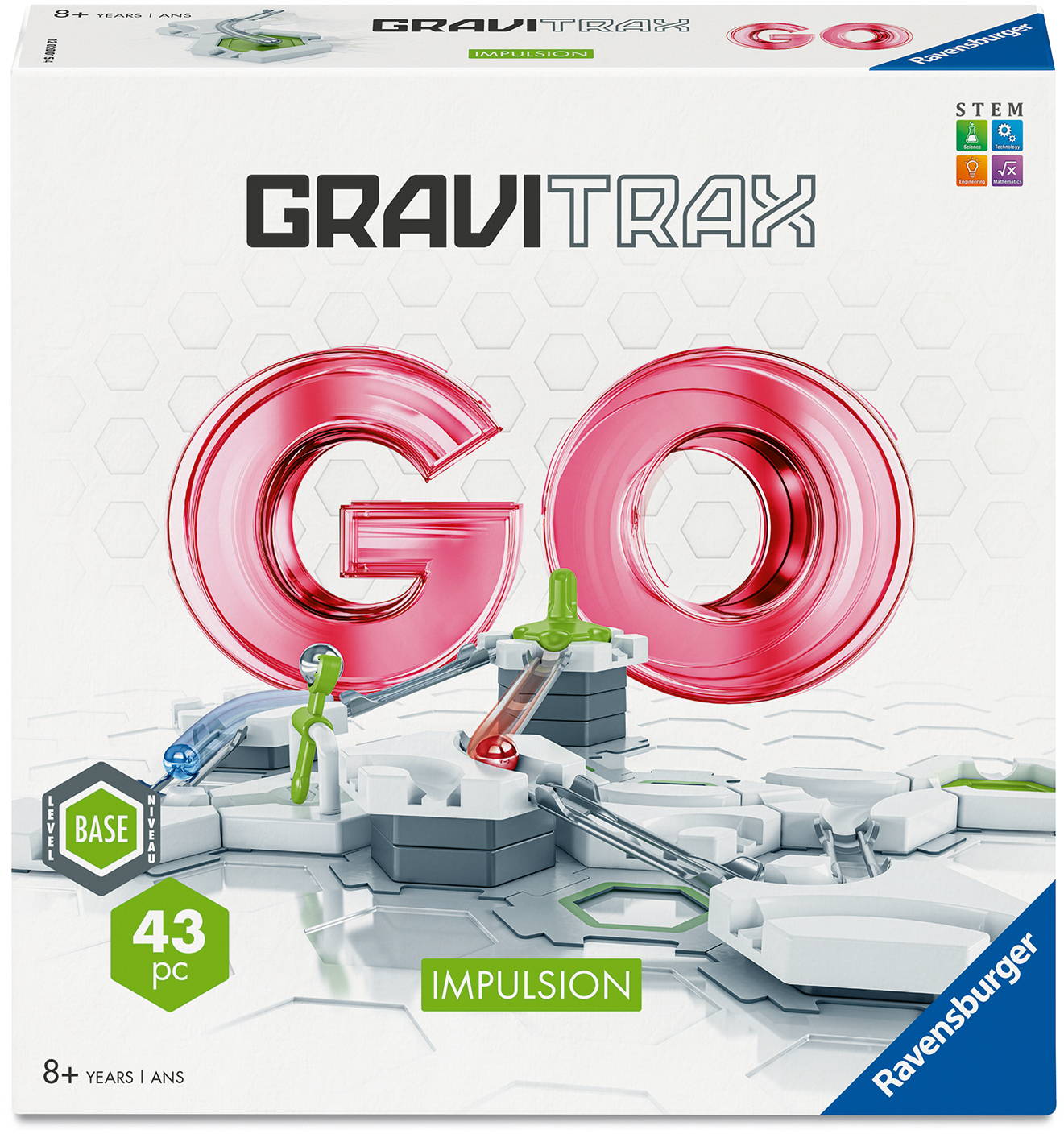 Ravensburger Kugelbahn GraviTrax BASE GraviTrax GO Impulsion 12020015