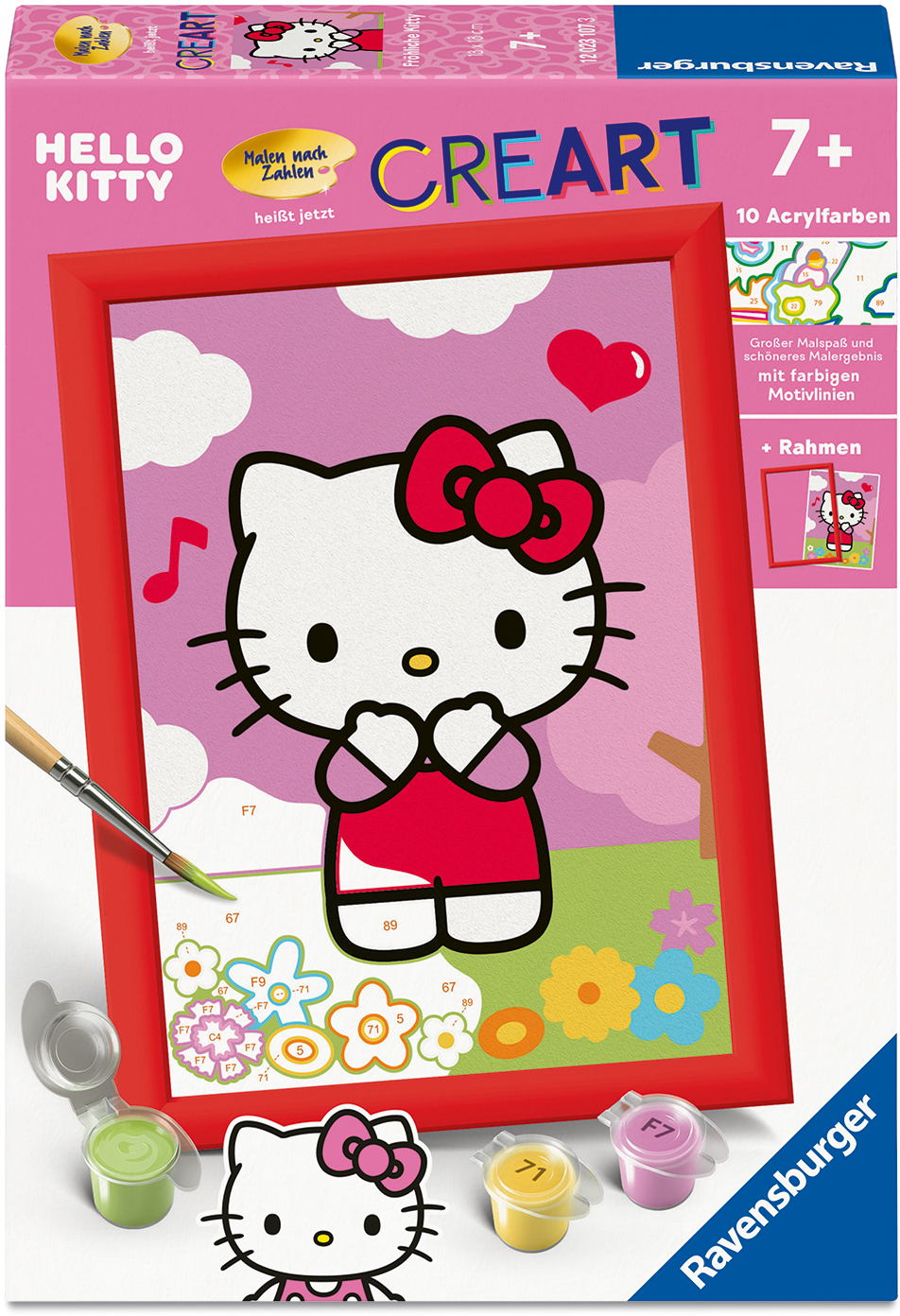 Ravensburger Malen nach Zahlen CREART Sonderserie E Fröhliche Hello Kitty 12023107