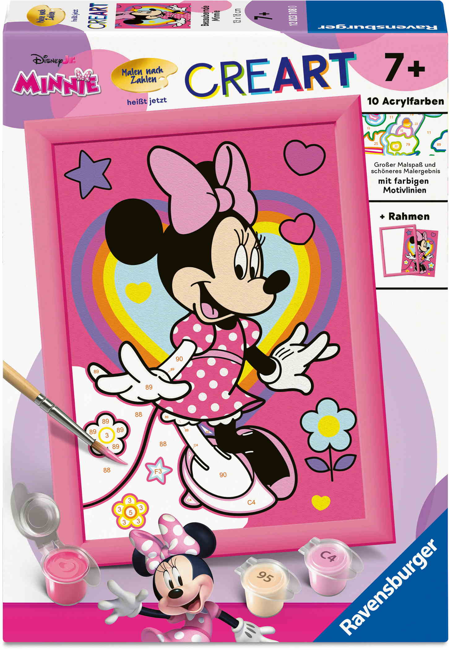 Ravensburger Malen nach Zahlen CREART Sonderserie E Bezaubernde Minnie 12023108
