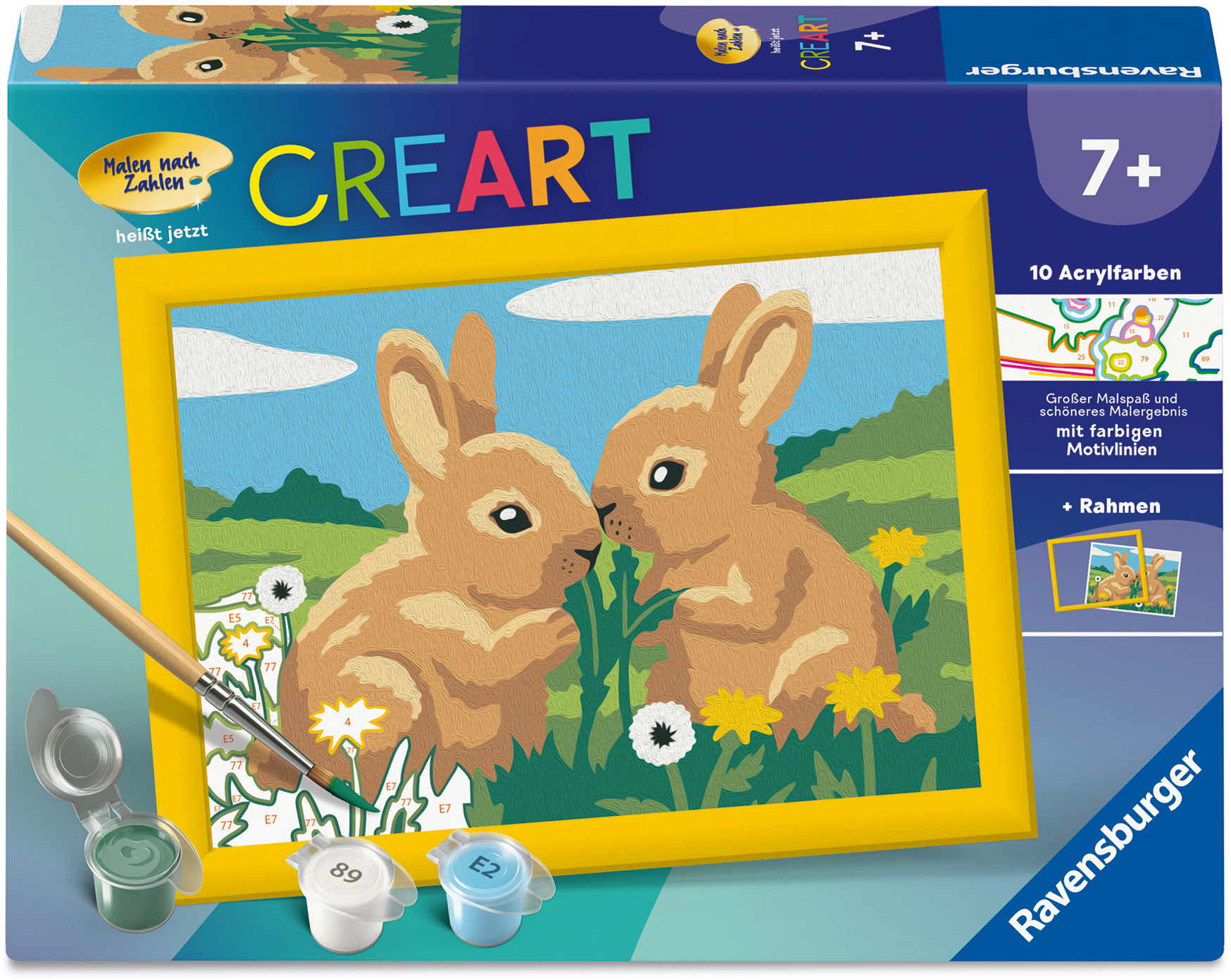 Ravensburger Malen nach Zahlen CREART Serie E Hasenfreunde 12023124