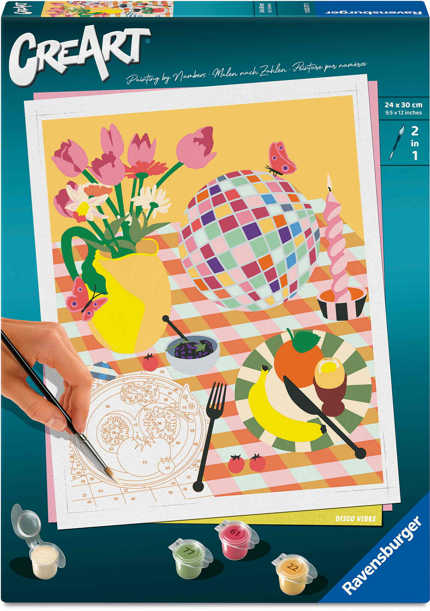 Ravensburger Malen nach Zahlen CREART Trend Serie C Disco Vibes 12023277