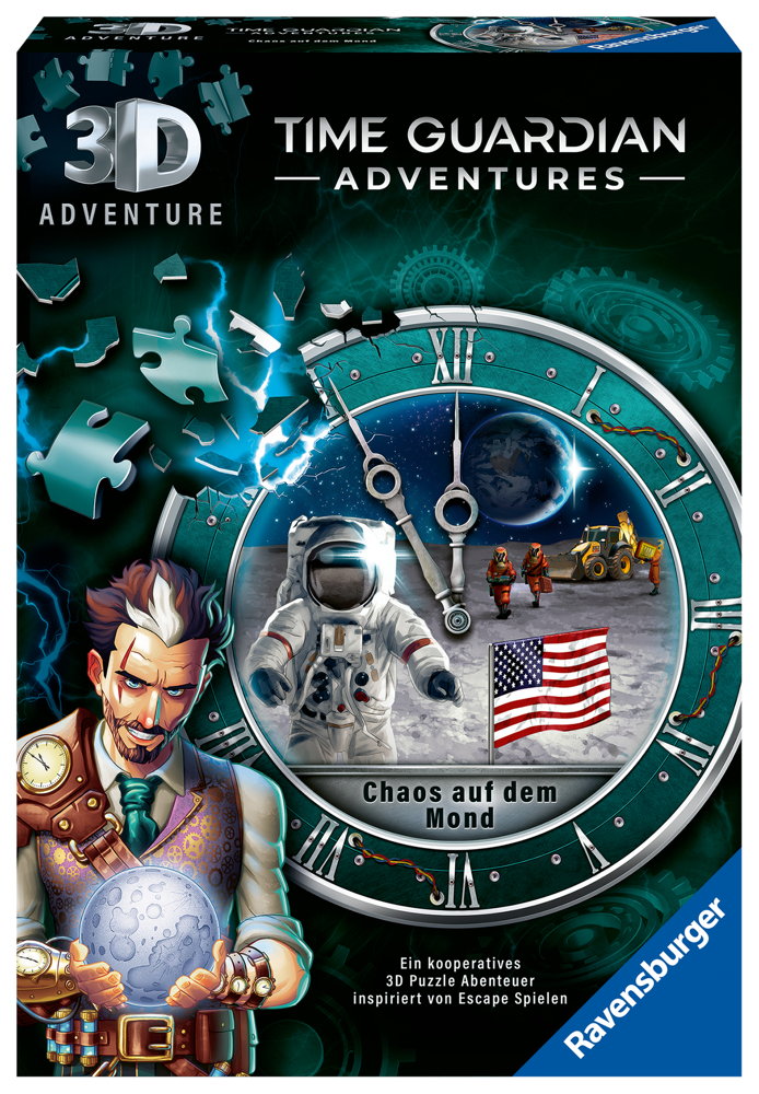 216 Teile Ravensburger 3D Adventure Time Guardian Adventures Chaos auf dem Mond 11539