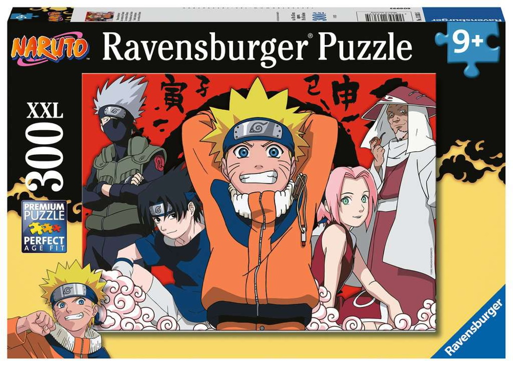 300 Teile Ravensburger Kinder Puzzle XXL Narutos Abenteuer 13363