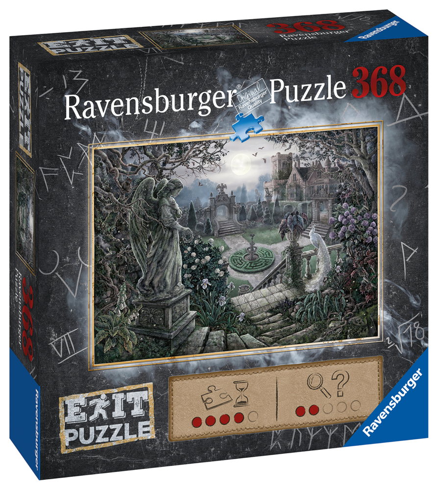 368 Teile Ravensburger Puzzle Exit Nachts im Garten 17120