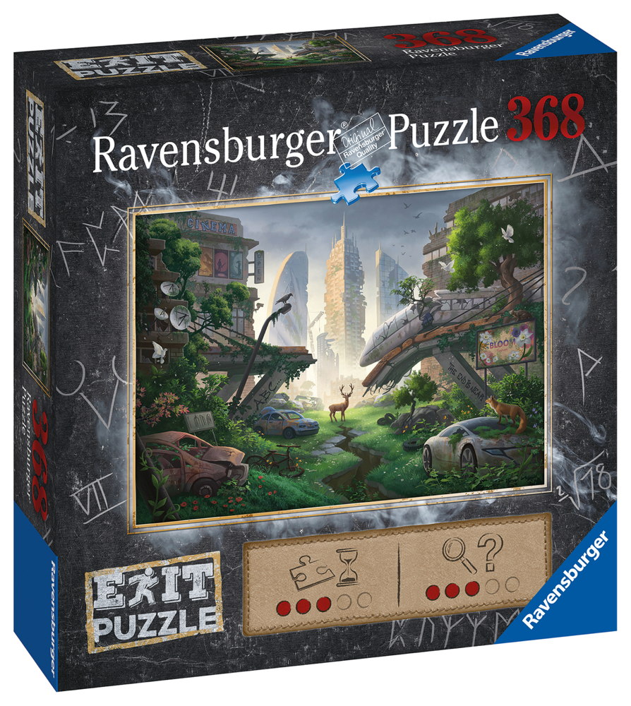 368 Teile Ravensburger Puzzle Exit Apokalyptische Stadt 17121