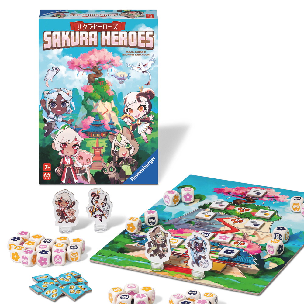 Ravensburger Kinderspiel Würfelspiel Sakura Heroes 20957